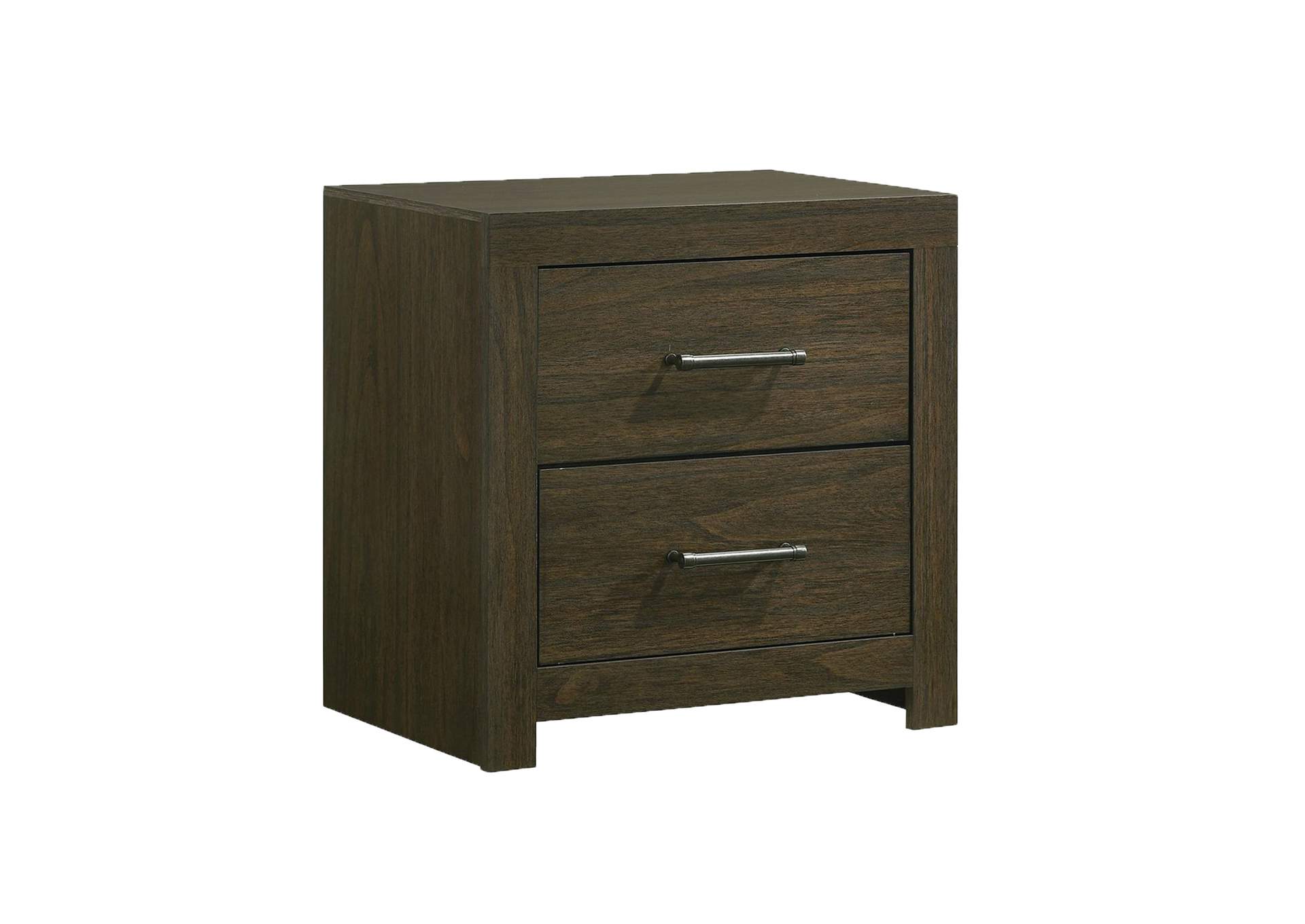 Hendricks King Music Bed 3 Piece Bedroom Set In Grey,Elements