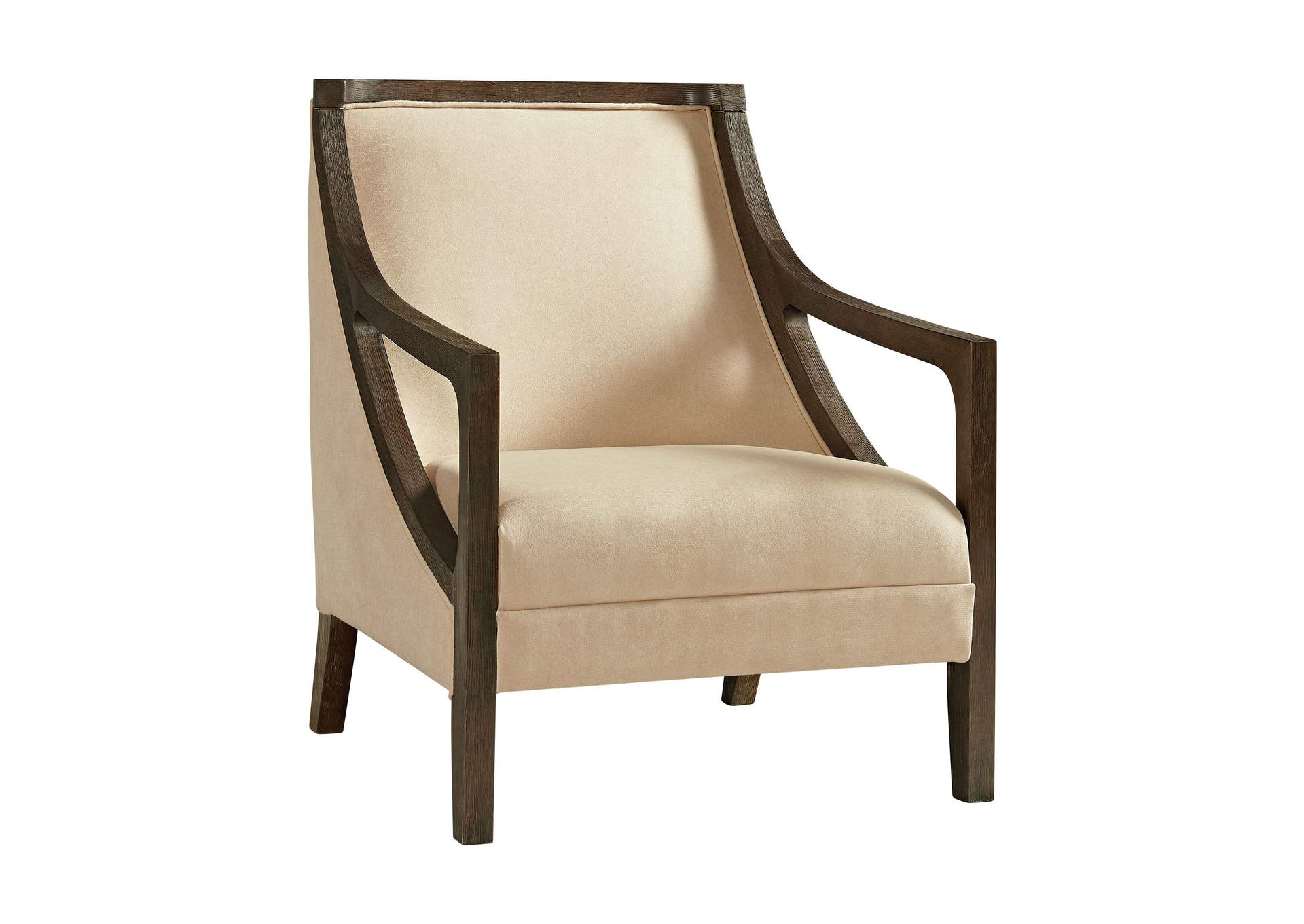 Hopkins Chair With Brown Arm In Columbia Camel,Elements