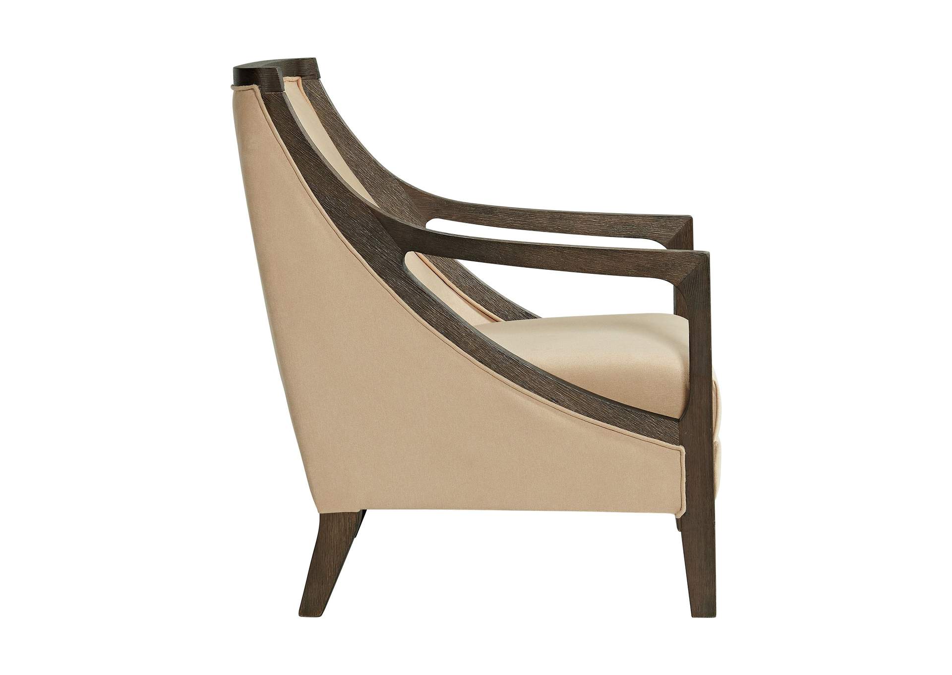 Hopkins Chair With Brown Arm In Columbia Camel,Elements