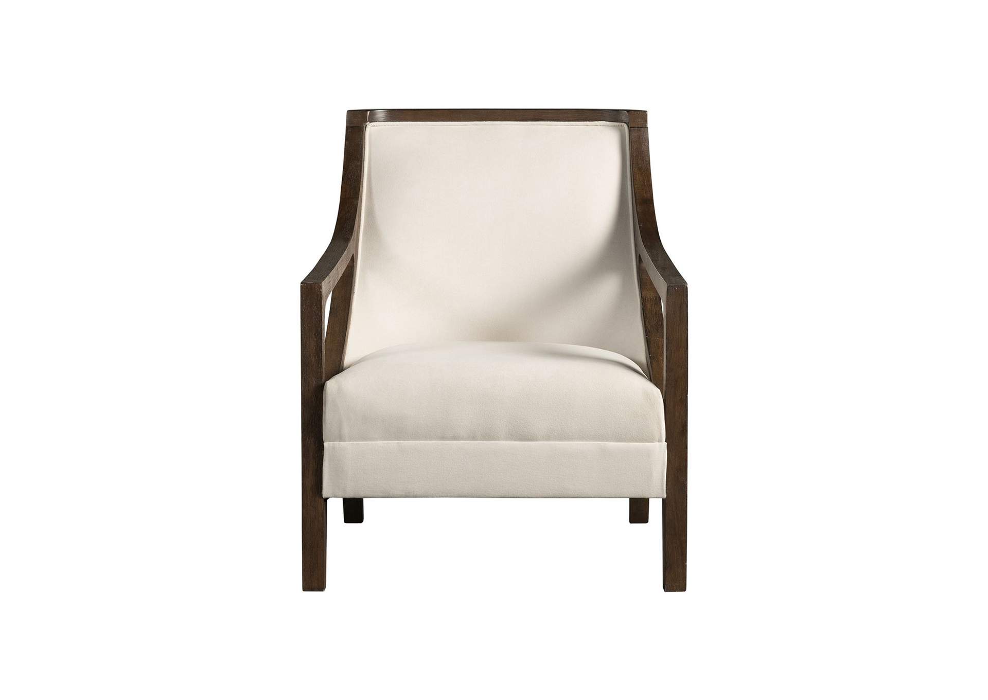 Hopkins Chair With Brown Arm Columbia Natural,Elements