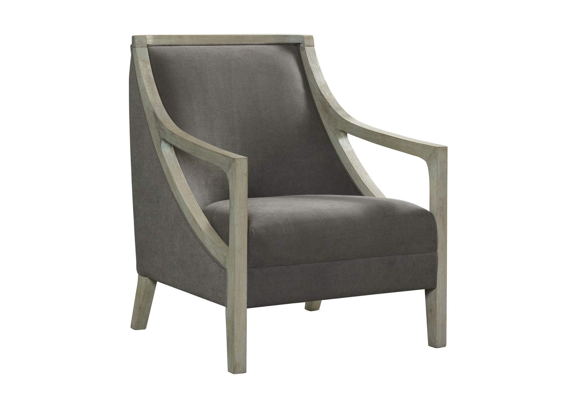 Hopkins Chair With White Wash Arm Columbia Charcoal,Elements