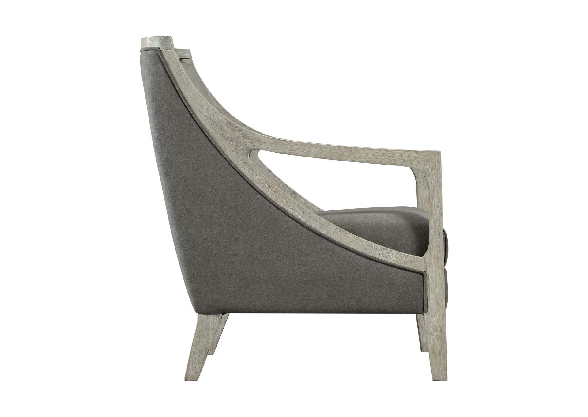 Hopkins Chair With White Wash Arm Columbia Charcoal,Elements