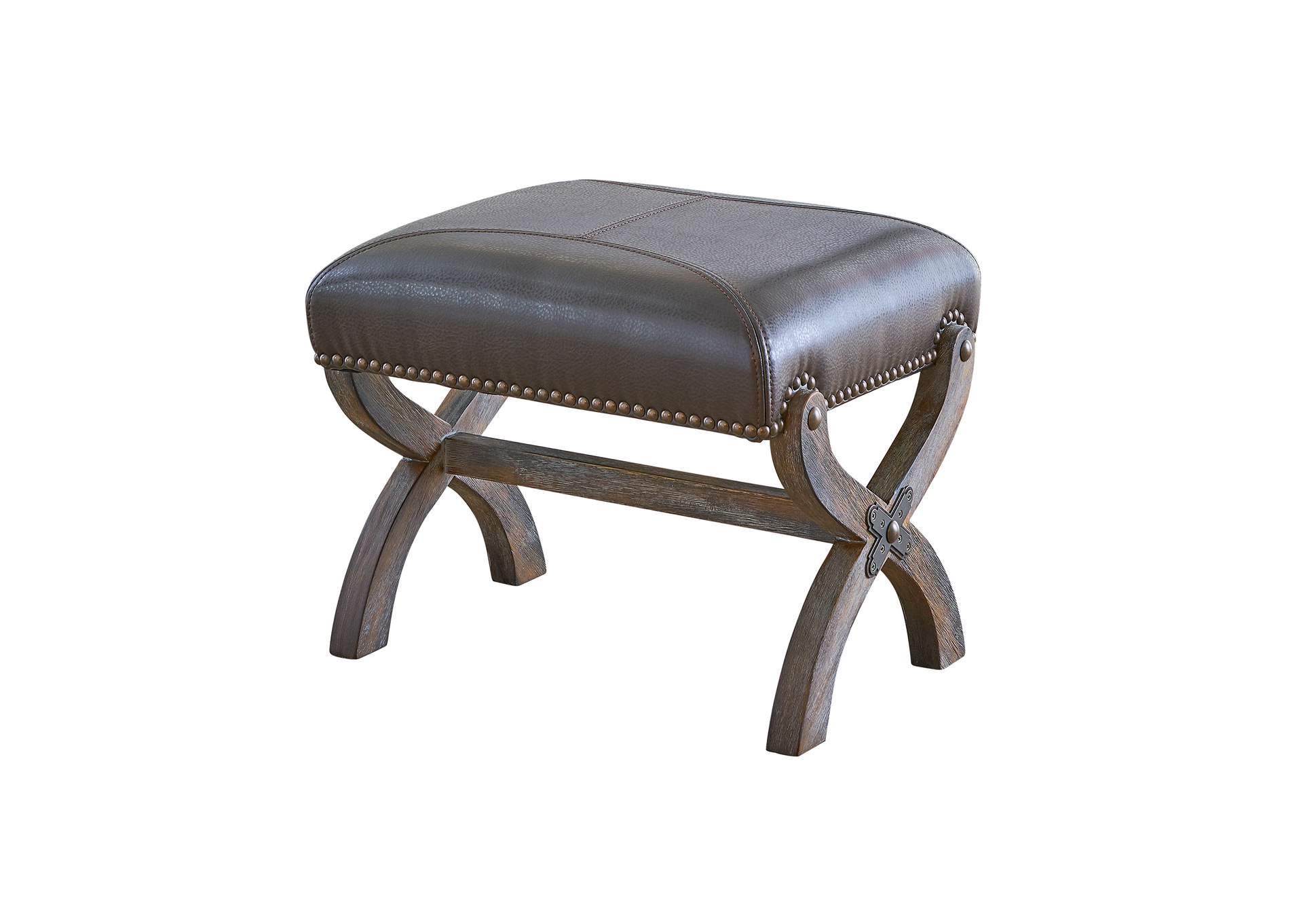 L820 Hunter Chair Ottoman - Brown,Elements