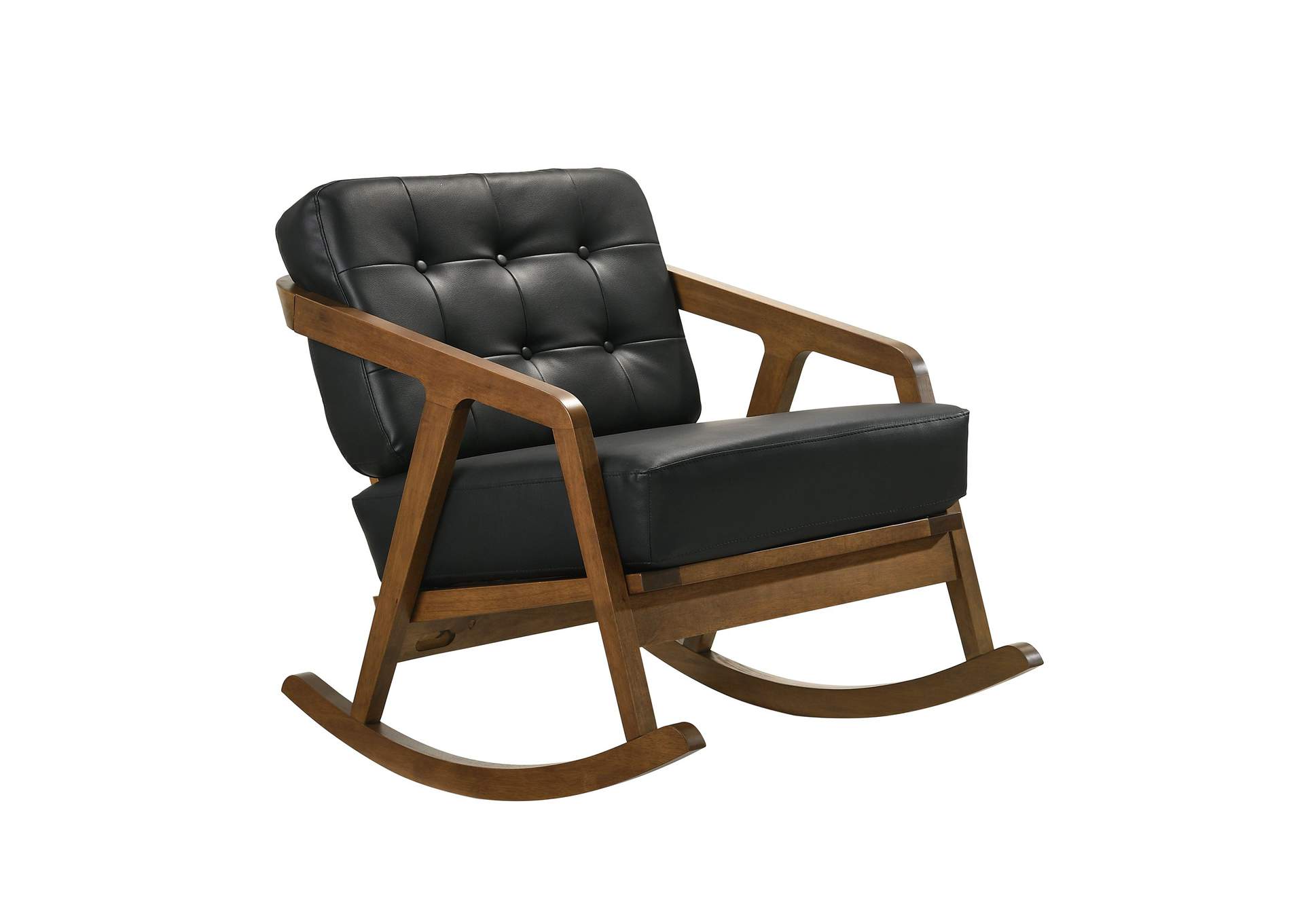 Ingram Chair Pine Pu Black 3A,Elements