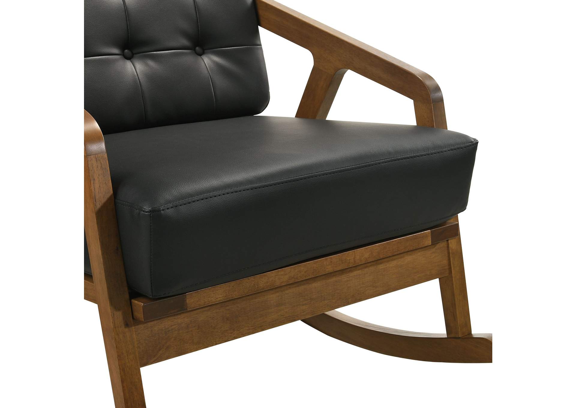 Ingram Chair Pine Pu Black 3A,Elements