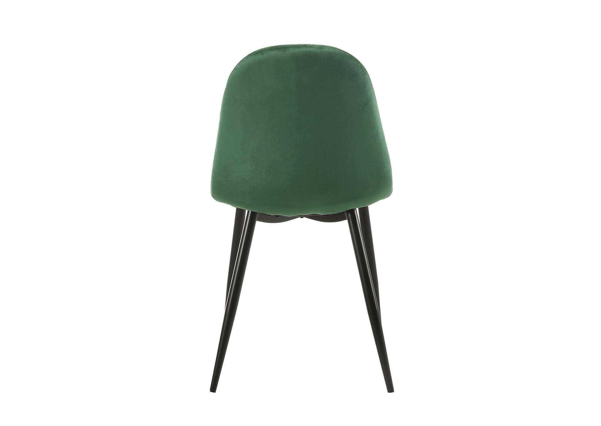 Isadora Side Chair In Emerald Velvet 2 Per Pack 3A,Elements