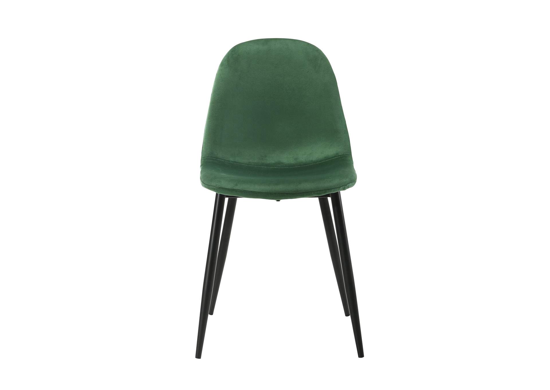 Isadora Side Chair In Emerald Velvet 2 Per Pack 3A,Elements