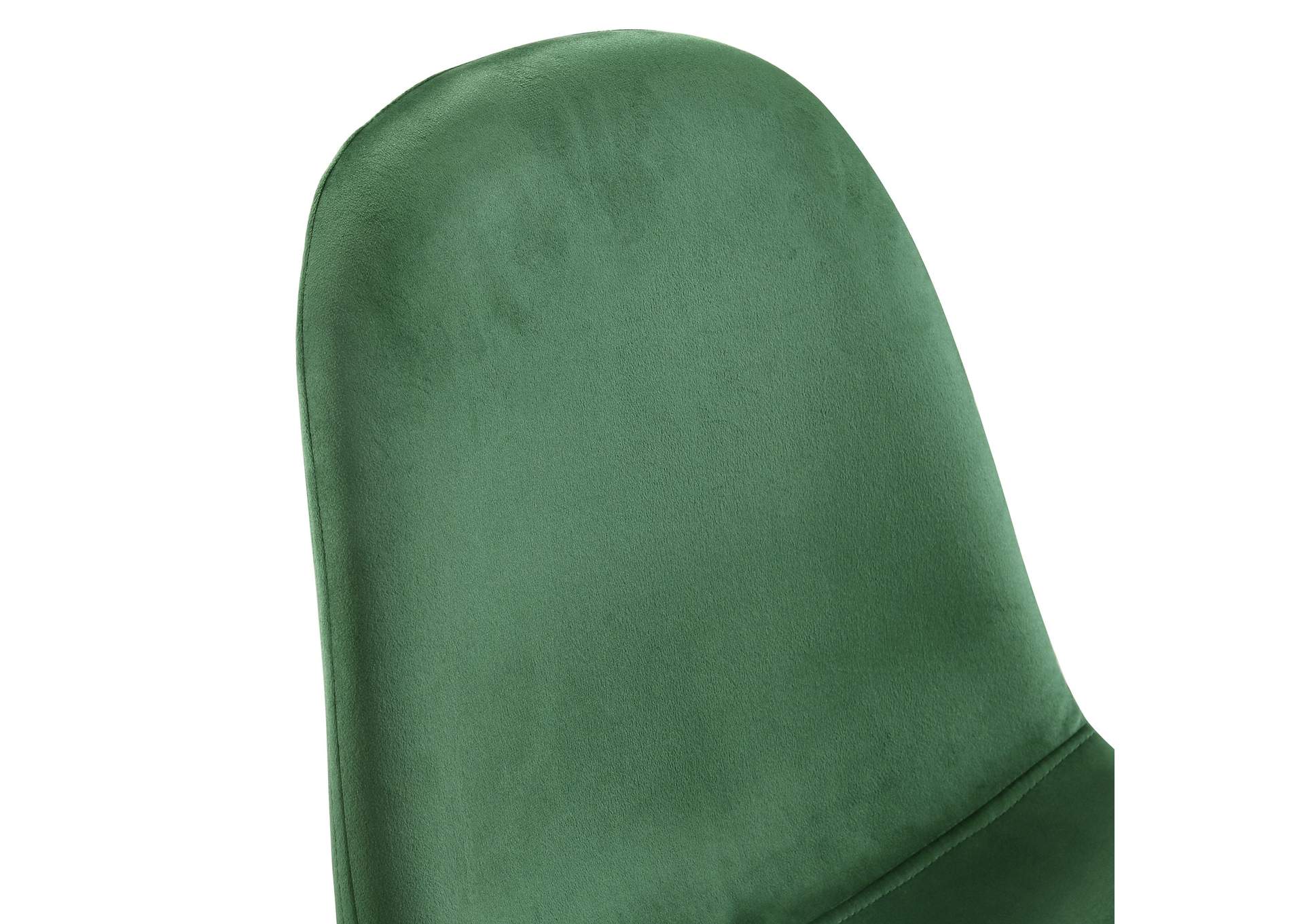 Isadora Side Chair In Emerald Velvet 2 Per Pack 3A,Elements