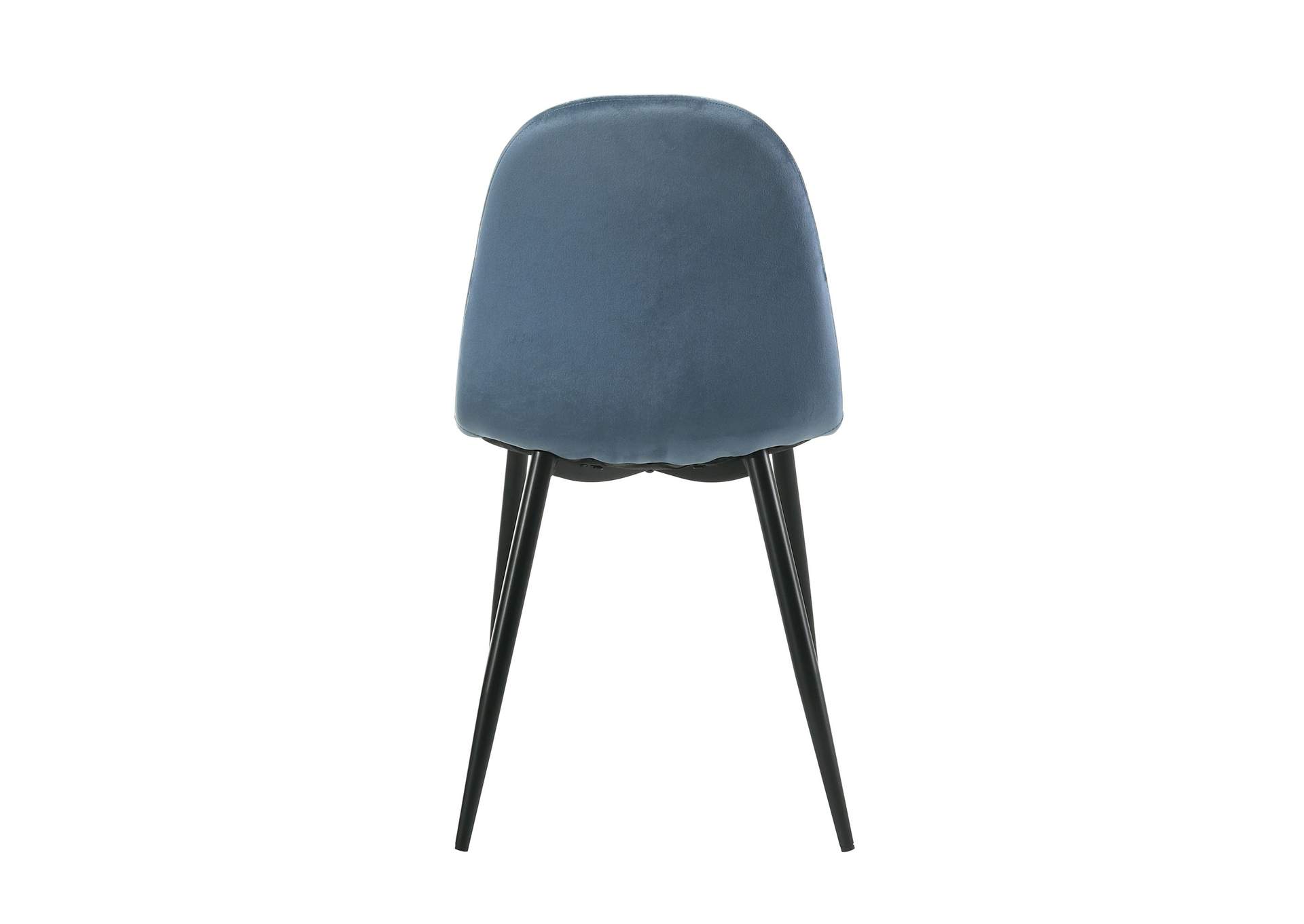 Isadora Side Chair In Navy Blue Velvet 2 Per Pack 3A,Elements