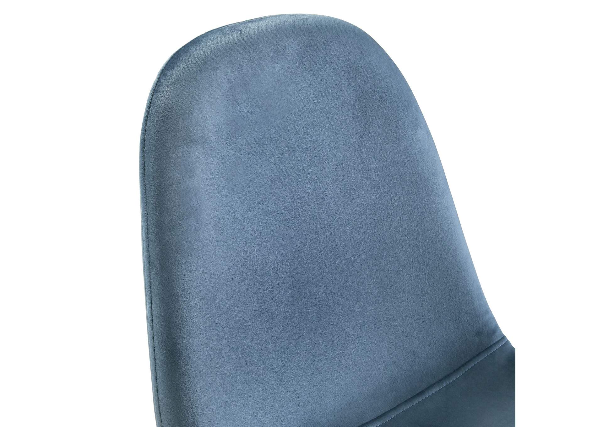 Isadora Side Chair In Navy Blue Velvet 2 Per Pack 3A,Elements