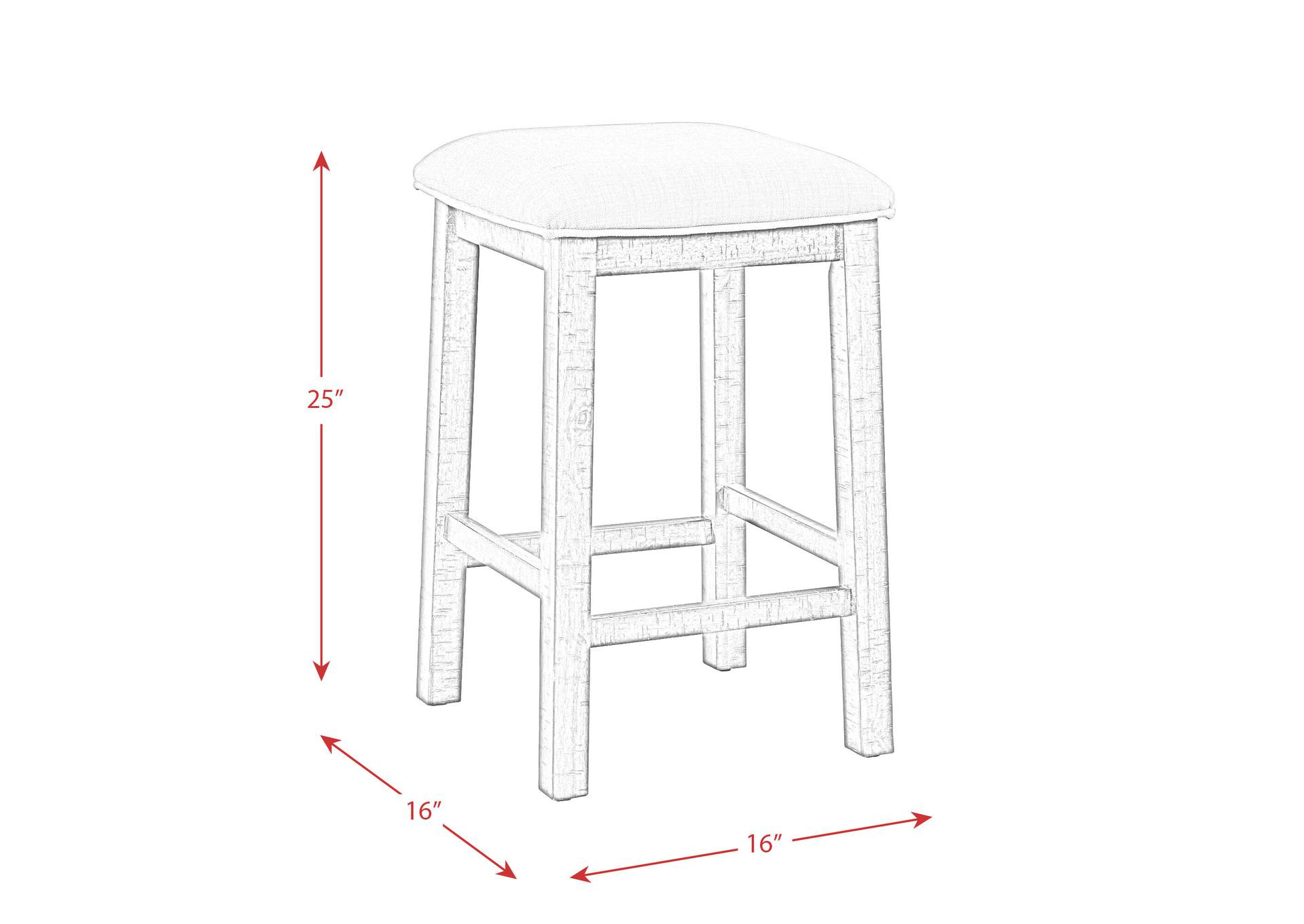 Jax Bar Table Single Pack Table Three Stools 3A,Elements