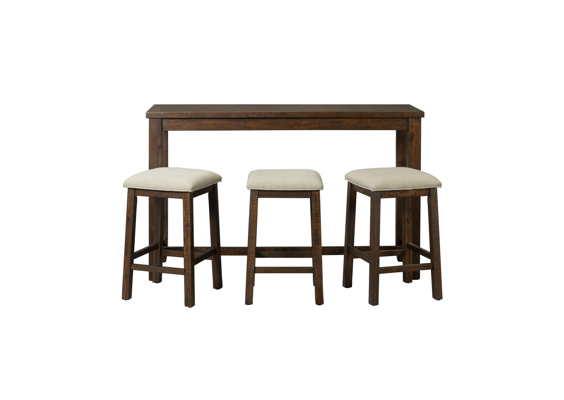 Jax Bar Table Single Pack Table Three Stools,Elements