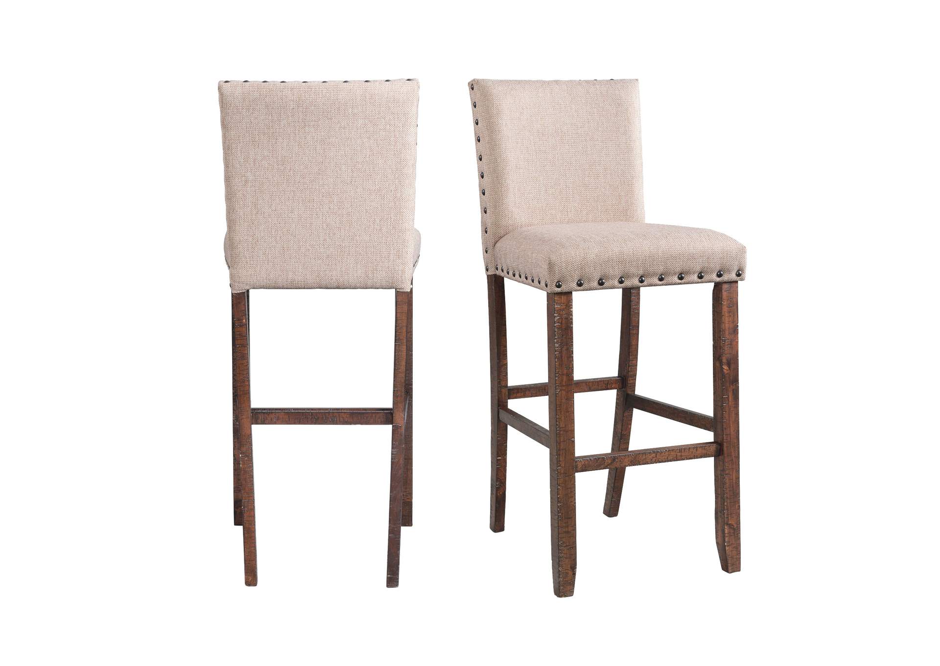 Jax 30 Bar Fabric Back Stool With Fabric Seat 2 Per Carton,Elements