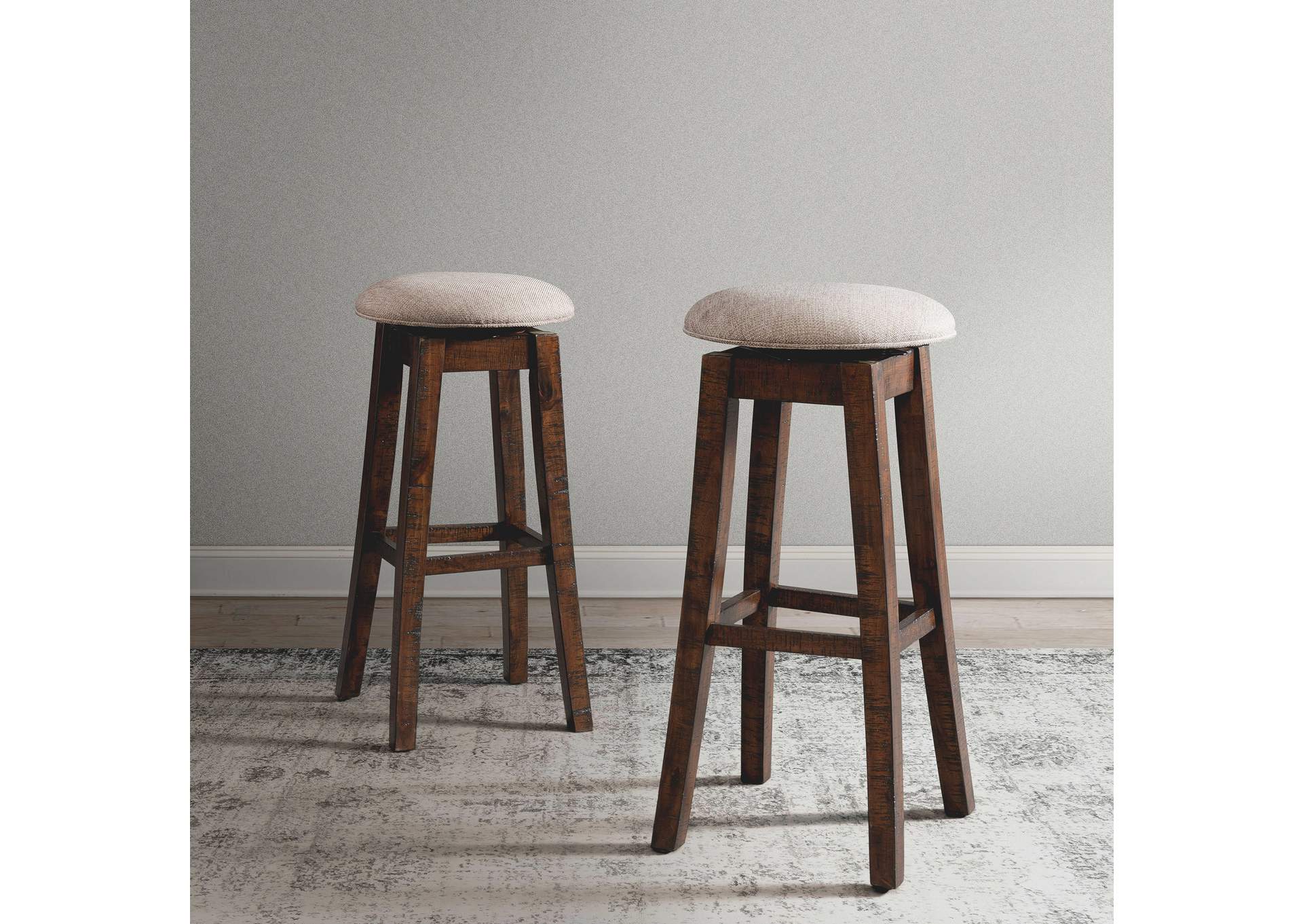 Jax 30 Bar Stool With Swivel With Fabric Seat 3A 2 Per Carton,Elements