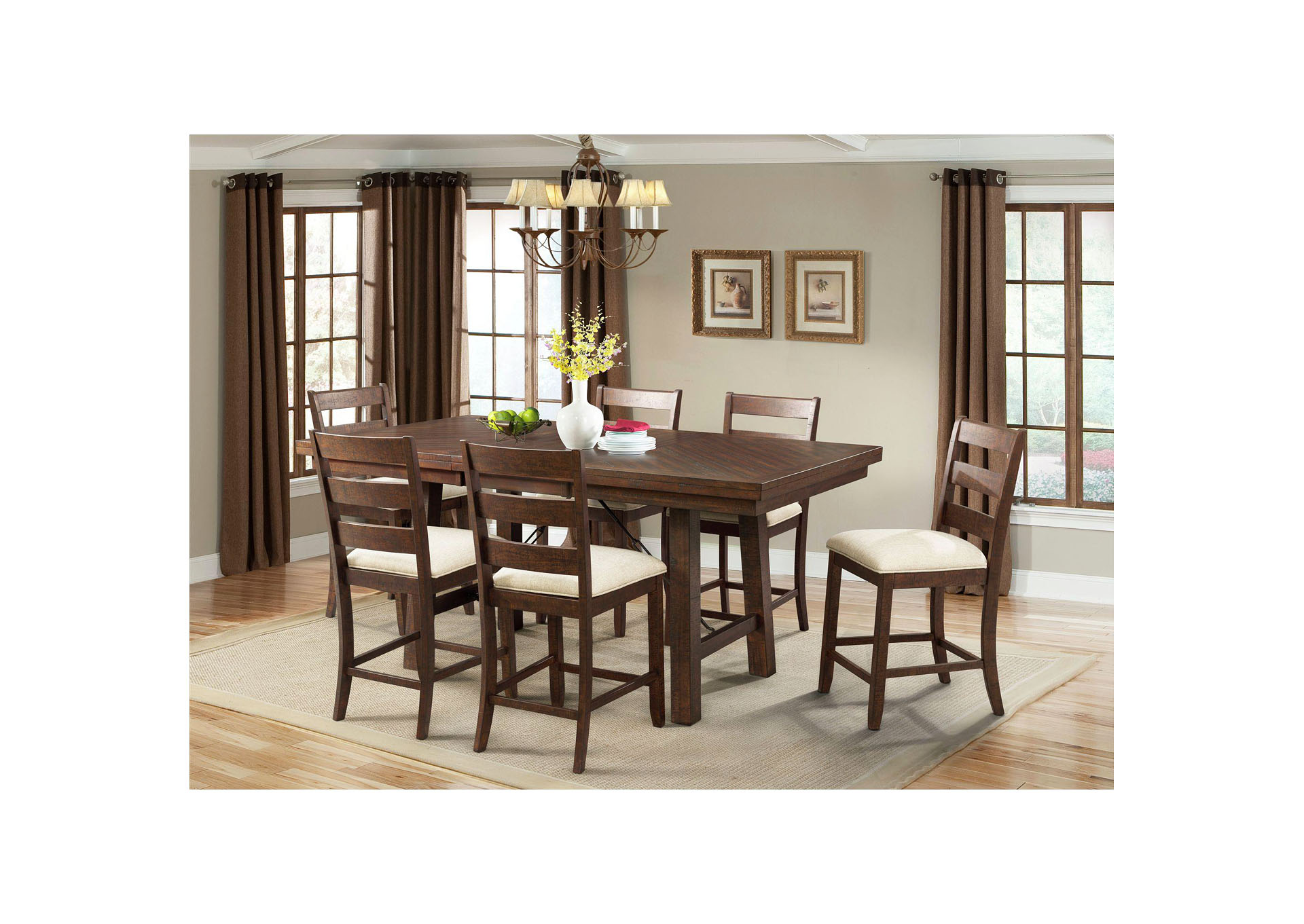 Jax Ladder Back Stool 2 Per Pack,Elements