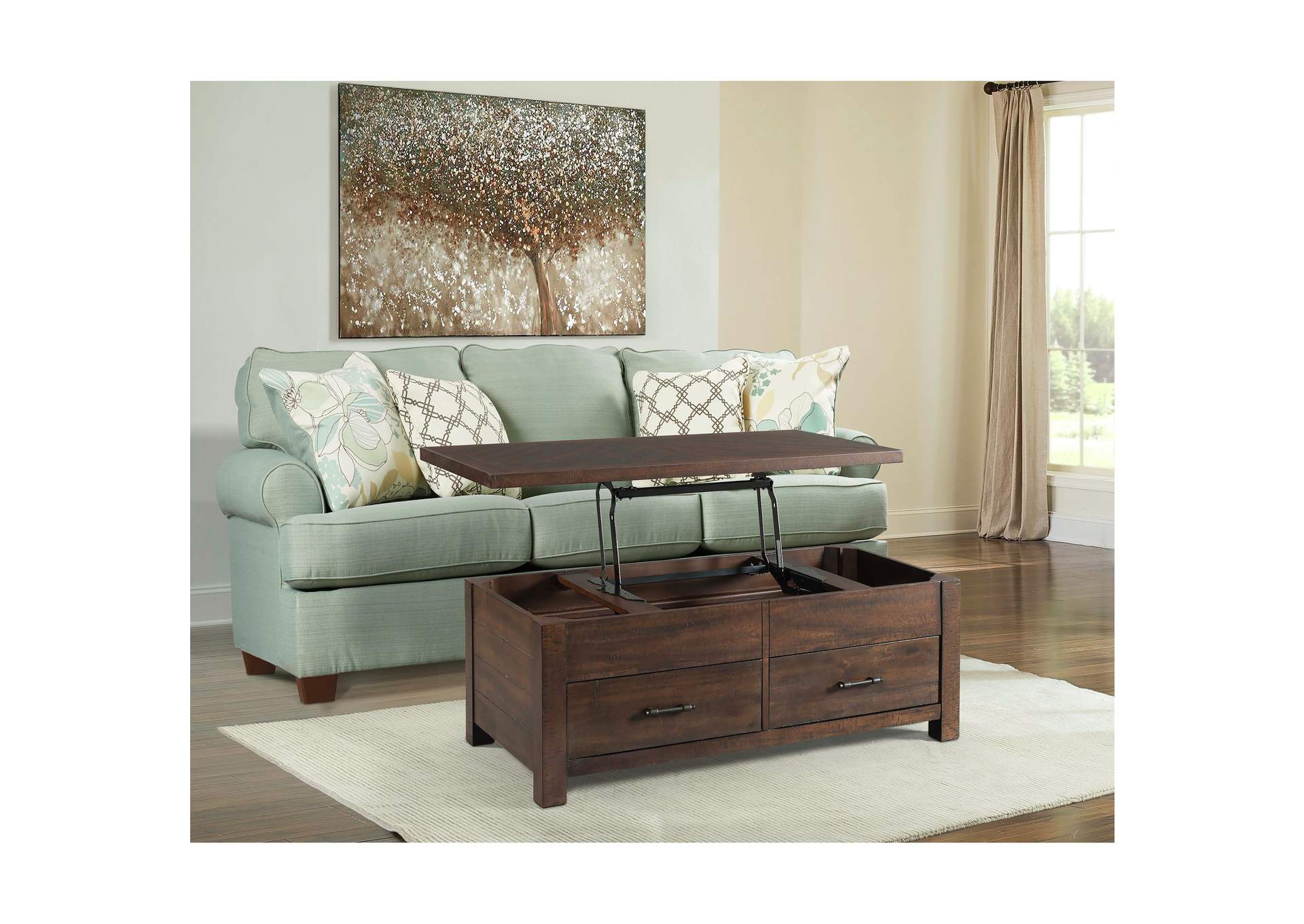 Jax Coffee Table With Lift Top,Elements