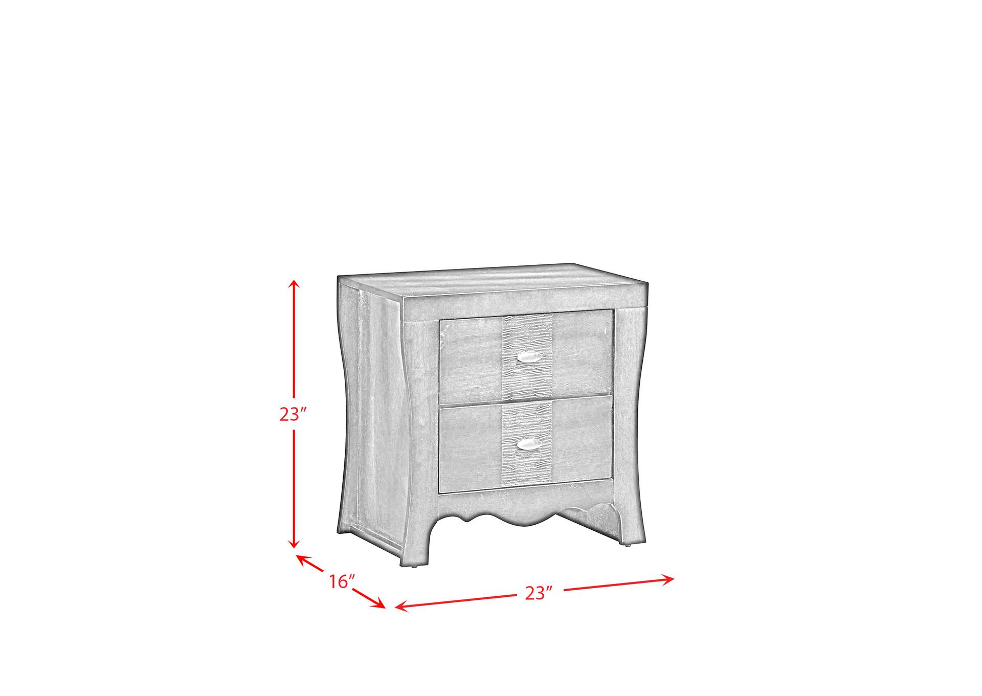 Jenny King Panel 5 Piece Bedroom Set,Elements