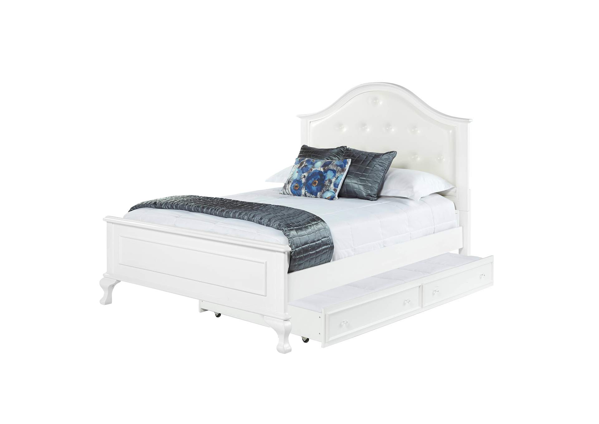 Jesse 4 Piece Full Panel With Trundle Bedroom Set,Elements