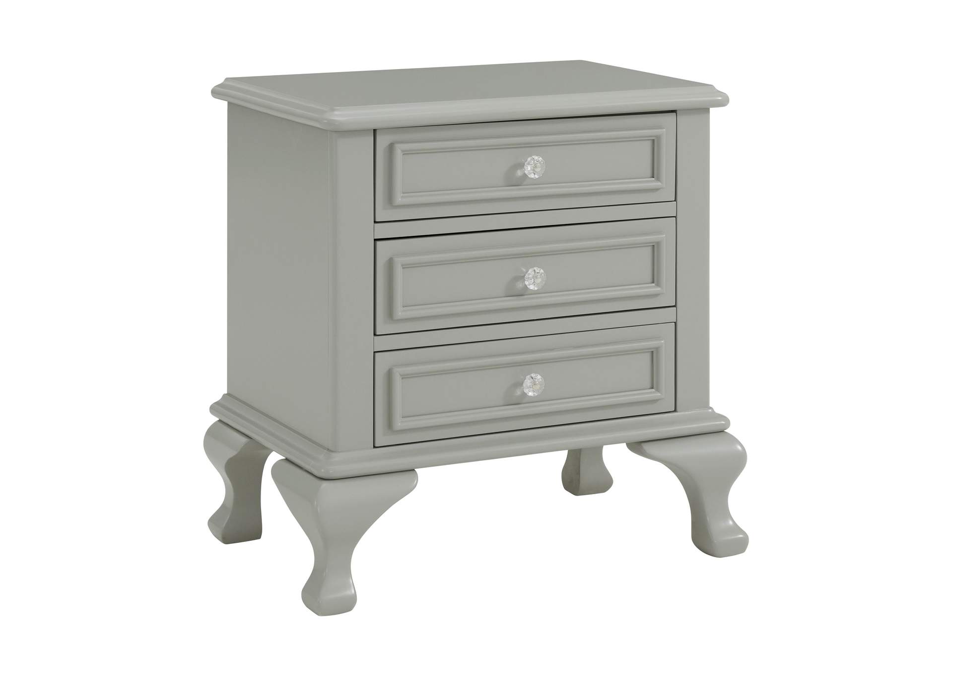 Jesse Twin Panel 5 Piece Bedroom Set In Grey,Elements