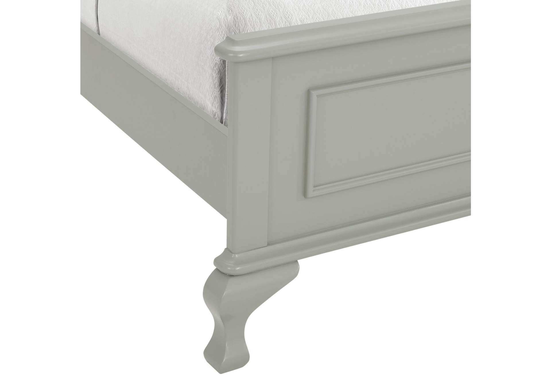 Jesse Full Panel Bed w/Trundle in Grey,Elements