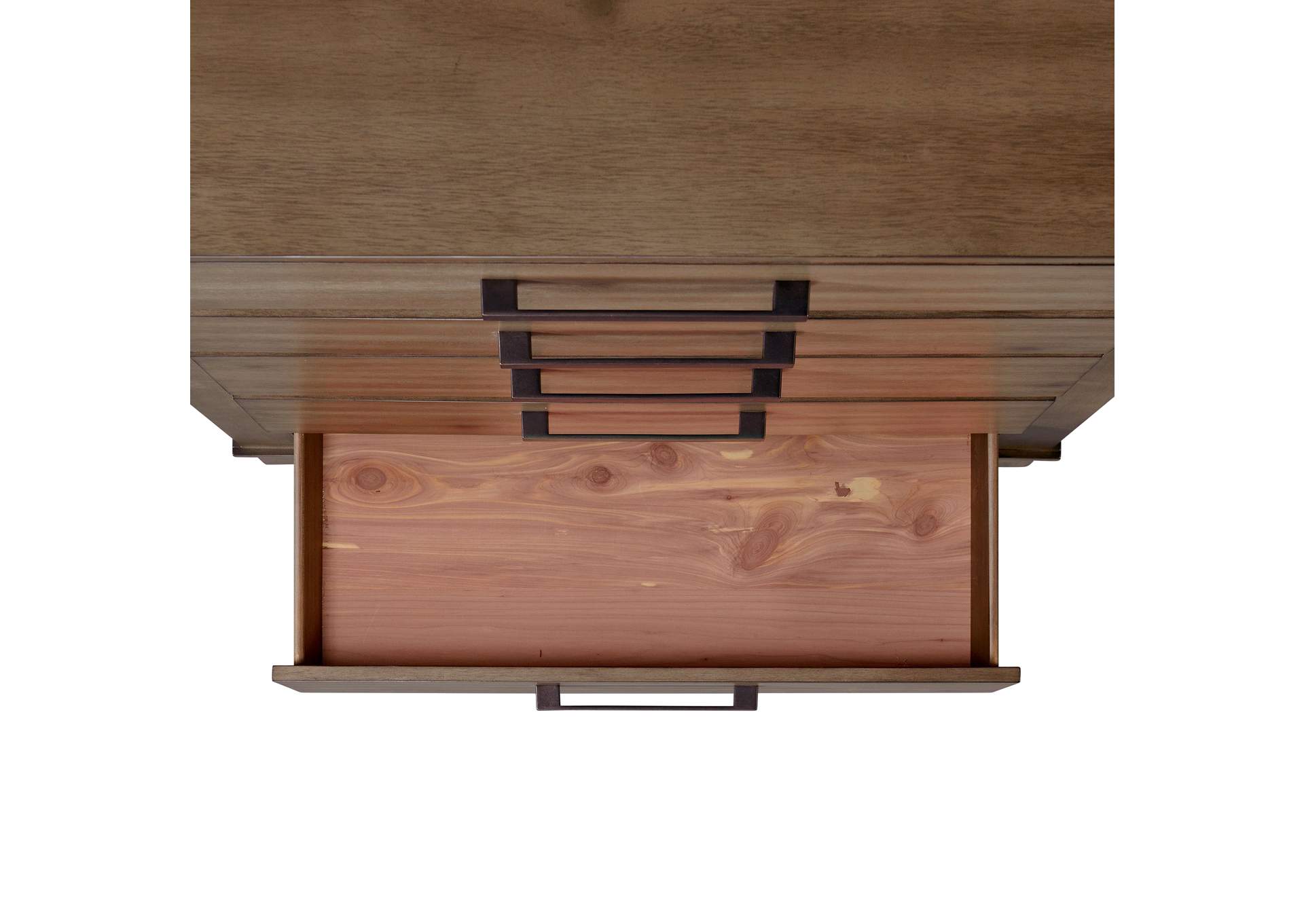 Jolene King Storage 5 Piece Bedroom Set In Grey,Elements