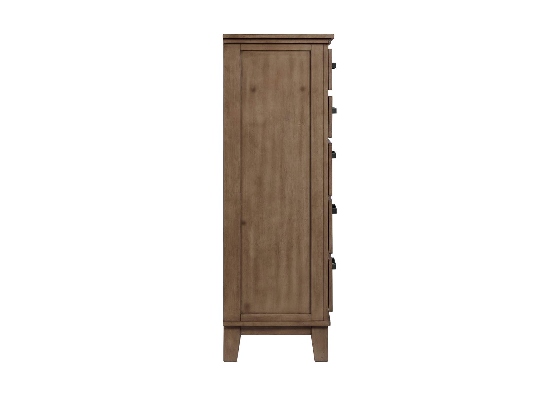 Jolene 5 - Drawer Chest In Grey,Elements