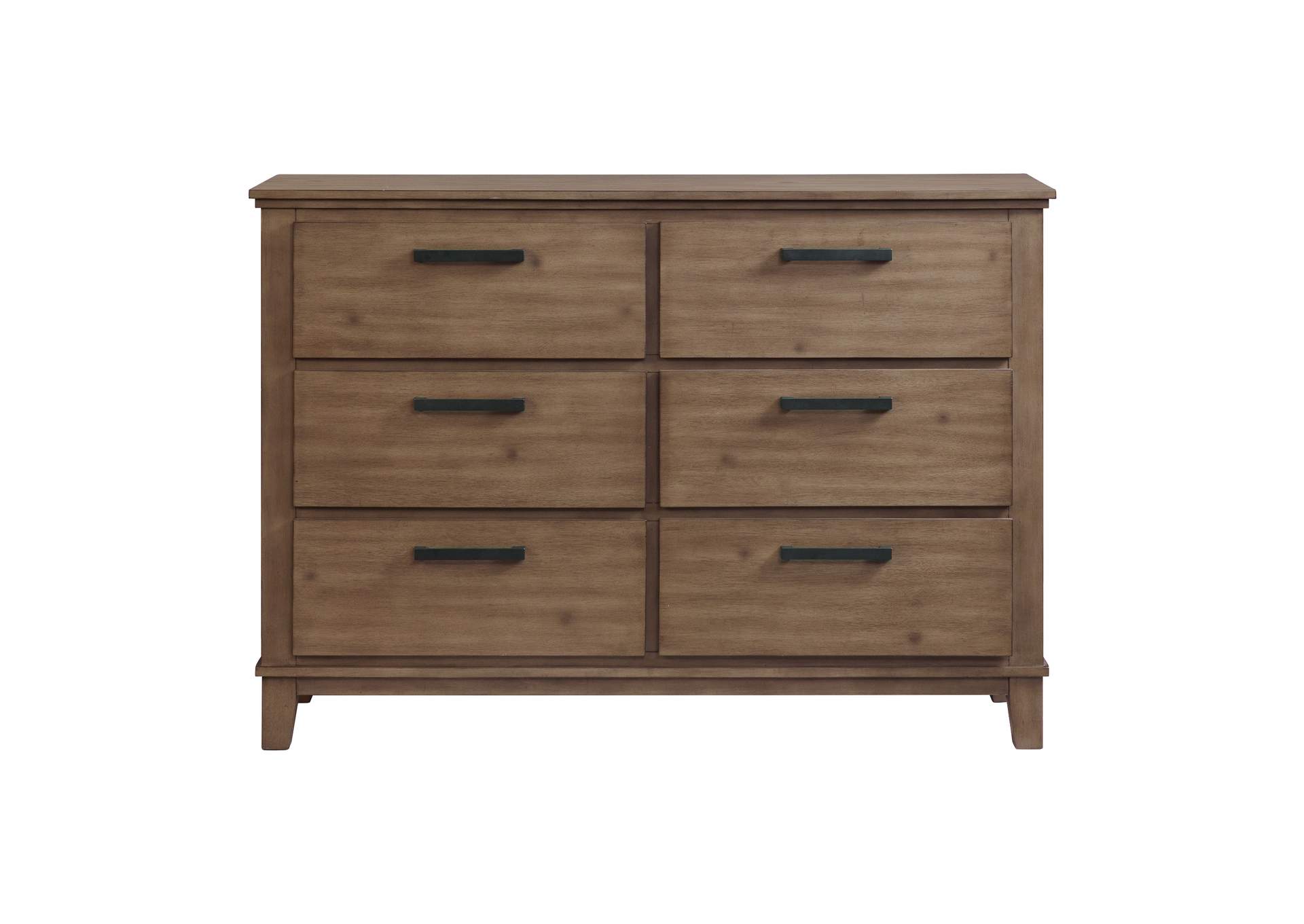Jolene 6 - Drawer Dresser In Grey,Elements