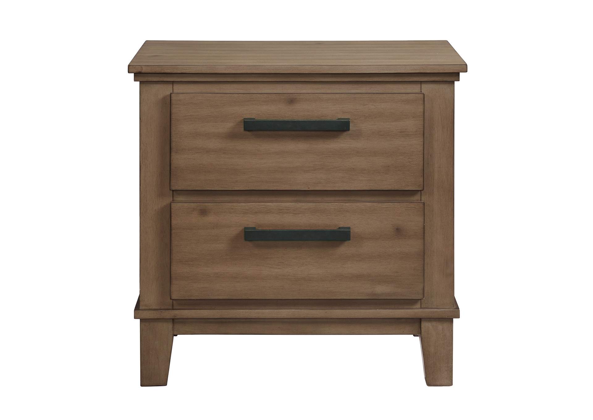 Jolene 2 - Drawer Nightstand With USB In Grey,Elements