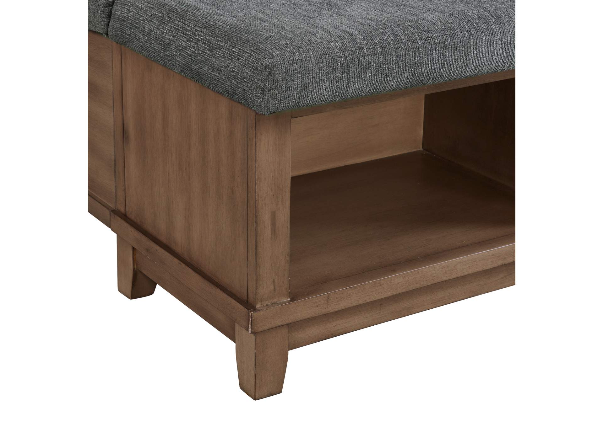 Jolene King Storage 5 Piece Bedroom Set In Grey,Elements