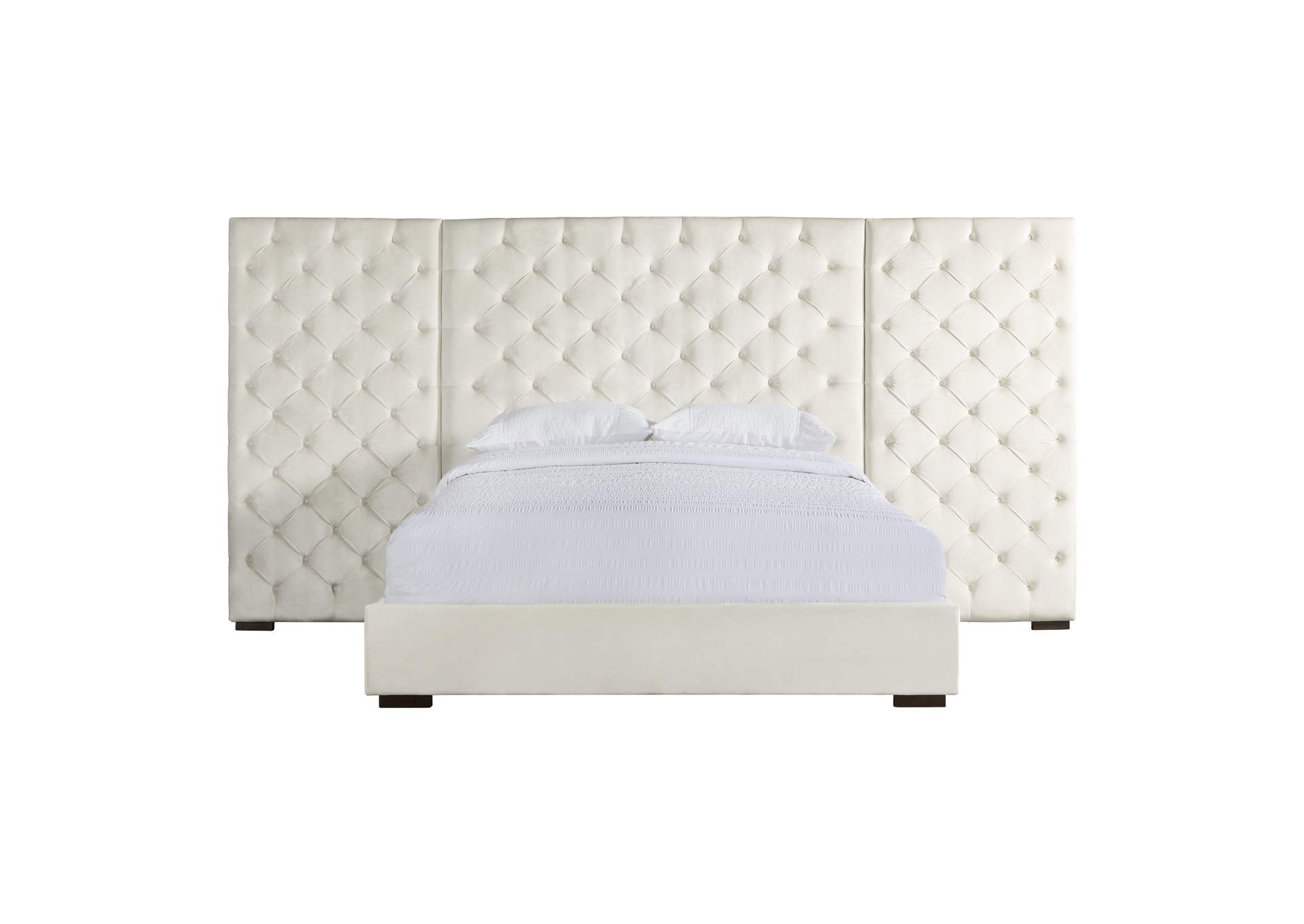 Joliet King Bed Broadway Cream,Elements