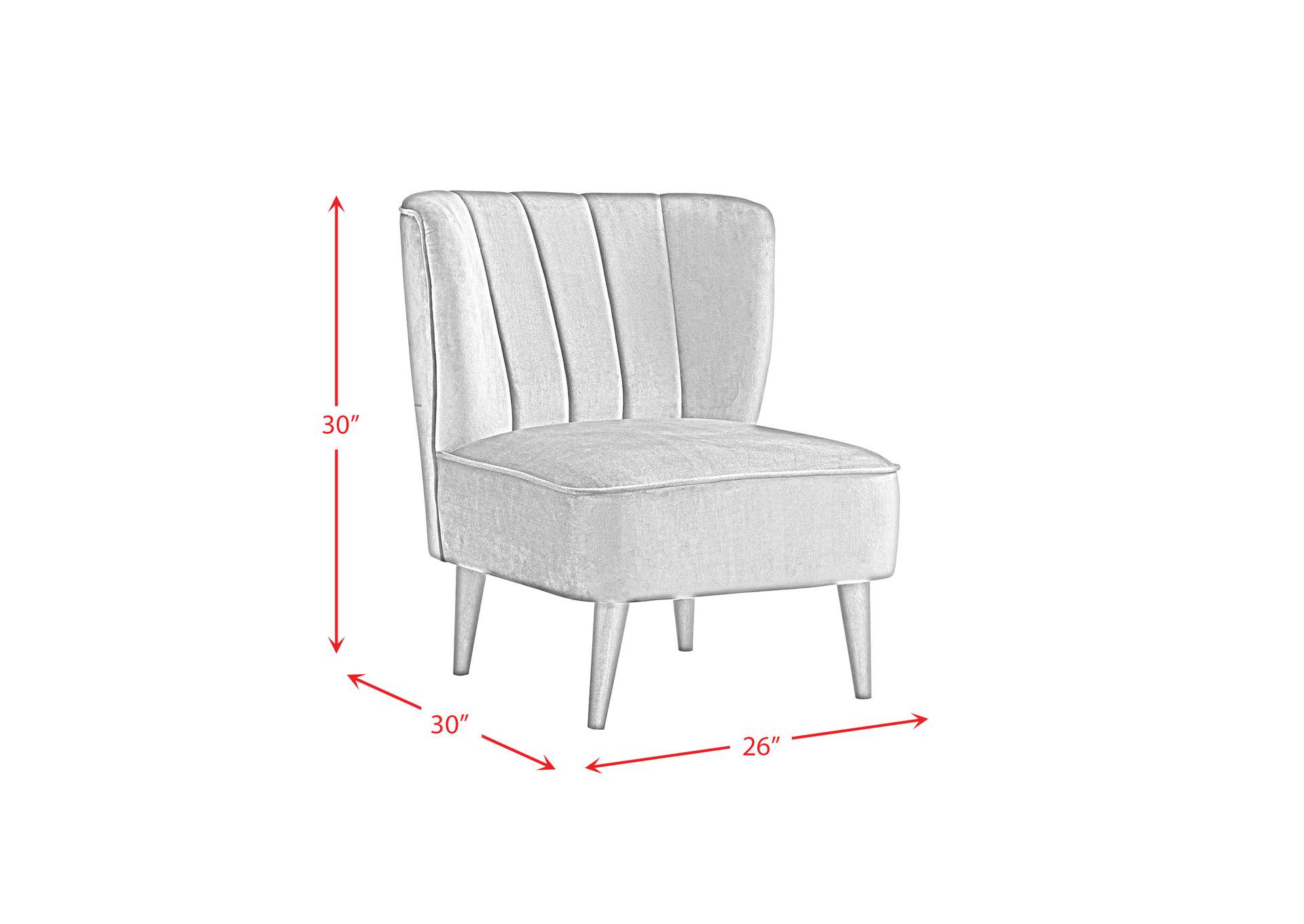 Joss Chair 1 With Walnut Wood Legs Broadway Cream 3A,Elements