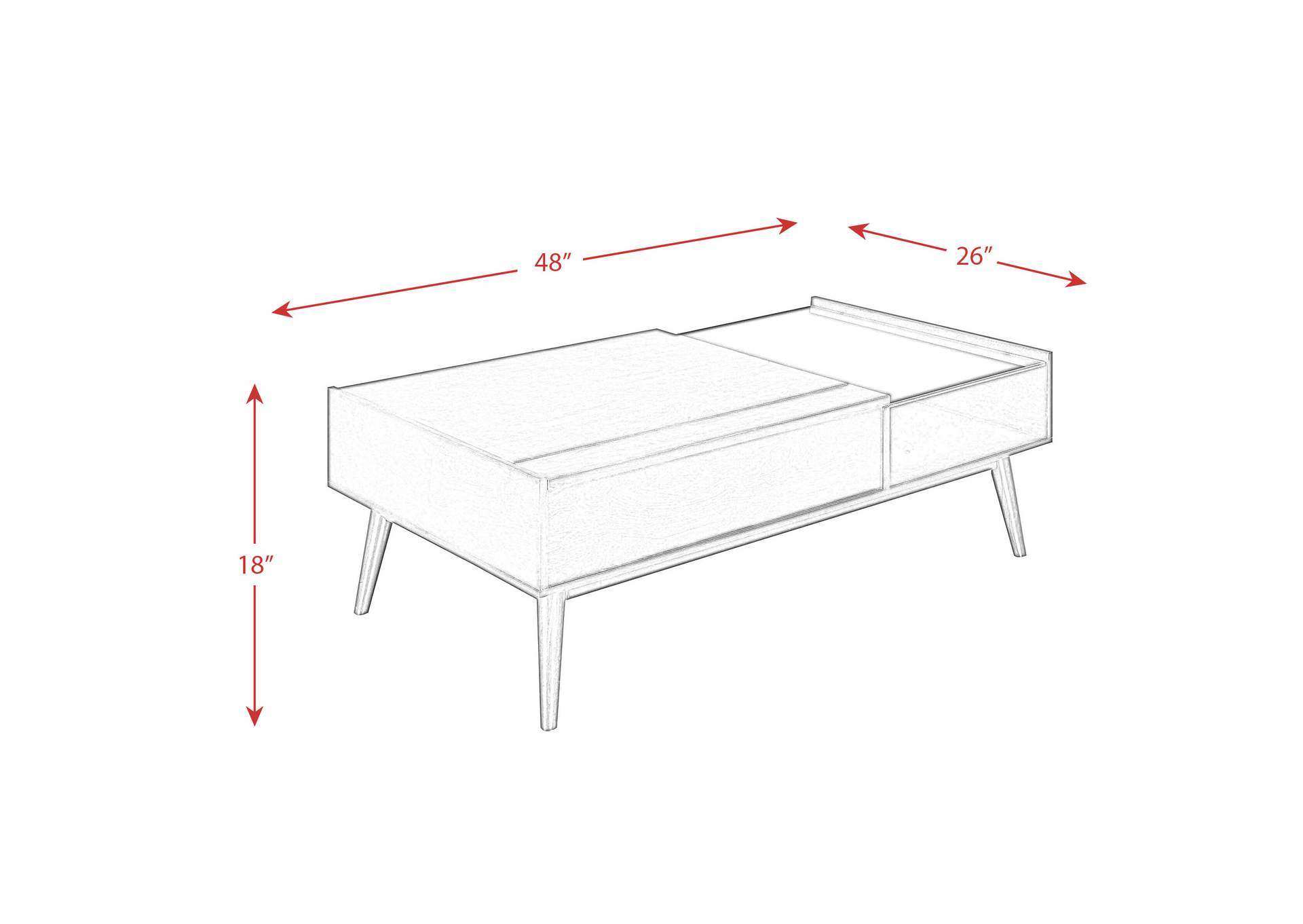 June 2 Piece Occasional Table Set In Espresso - Coffee Table End Table,Elements