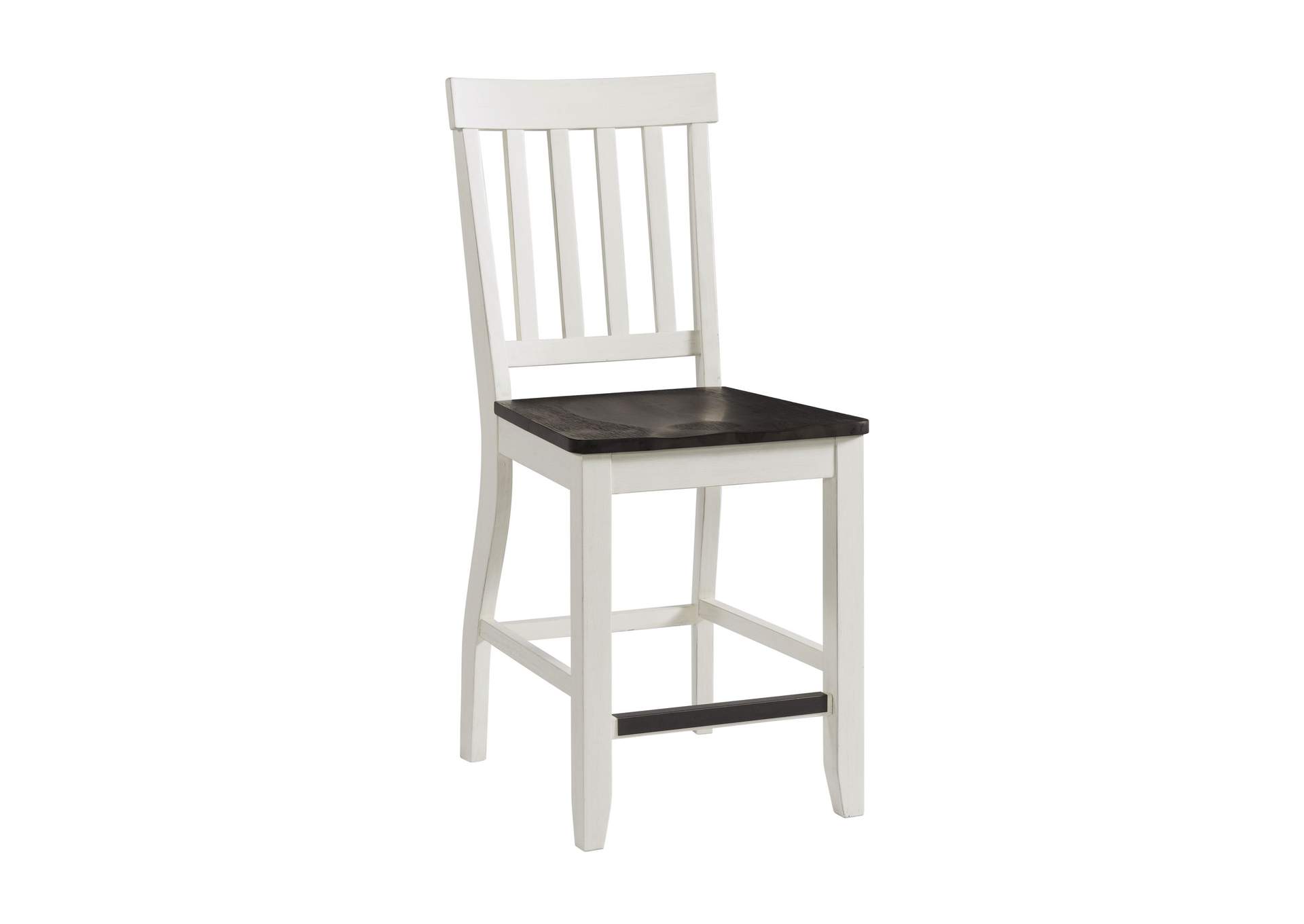 Kayla Two Tone 5 Piece Counter Height Dining Set - Table Four Chairs,Elements