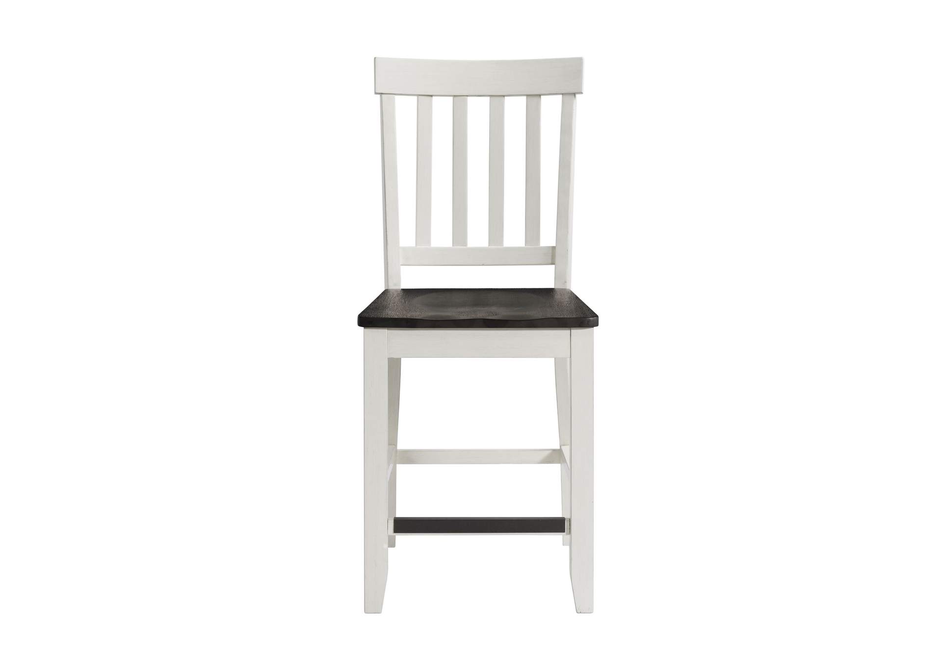 Kayla Two Tone Counter Side Chair With Grey Top 2 Per Pack,Elements