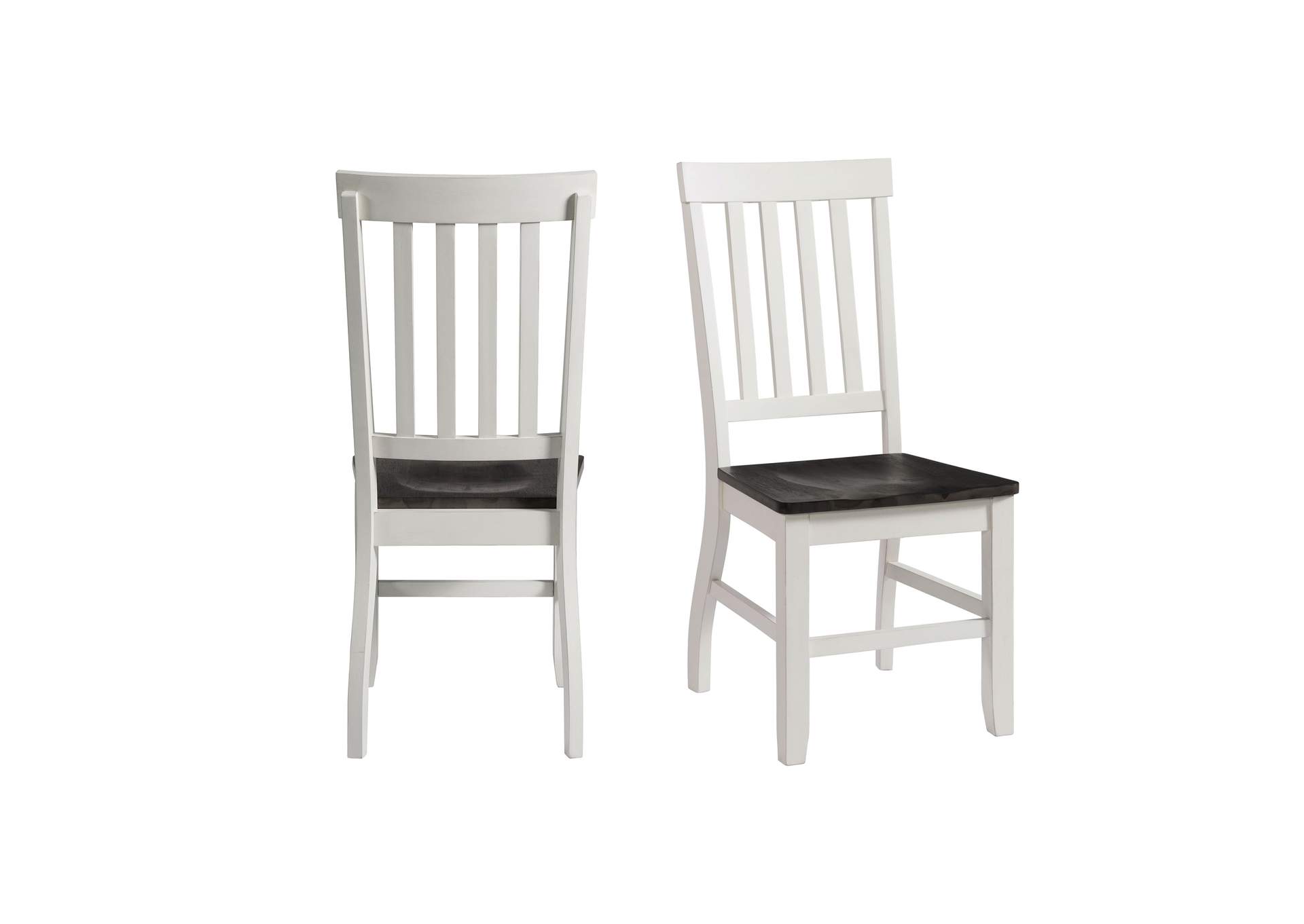 Kayla Two Tone Side Chair With Grey Top 2 Per Pack,Elements