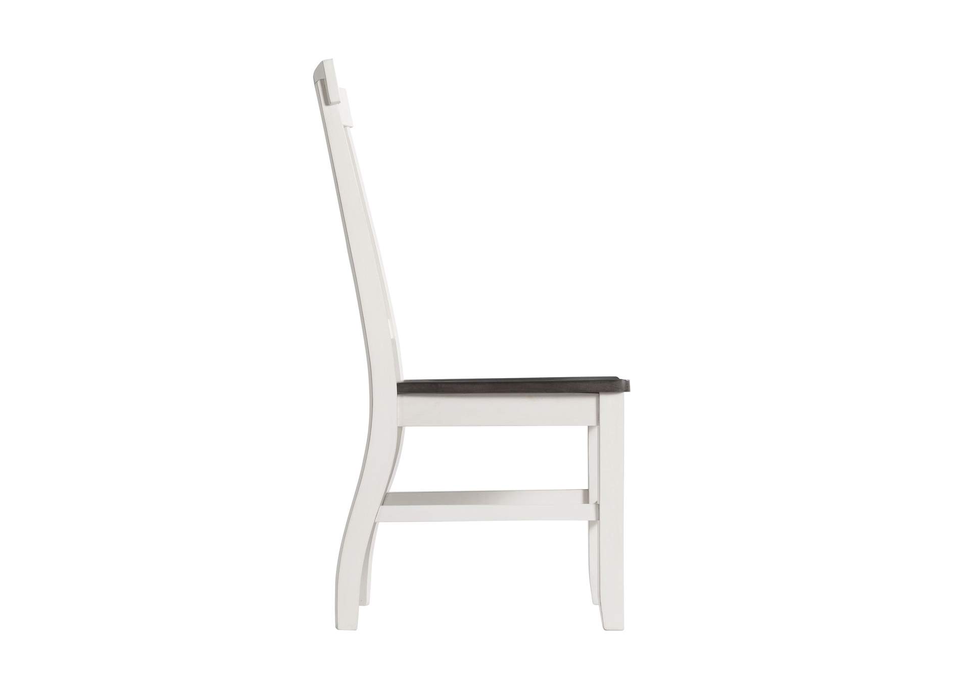 Kayla Two Tone Side Chair With Grey Top 2 Per Pack,Elements