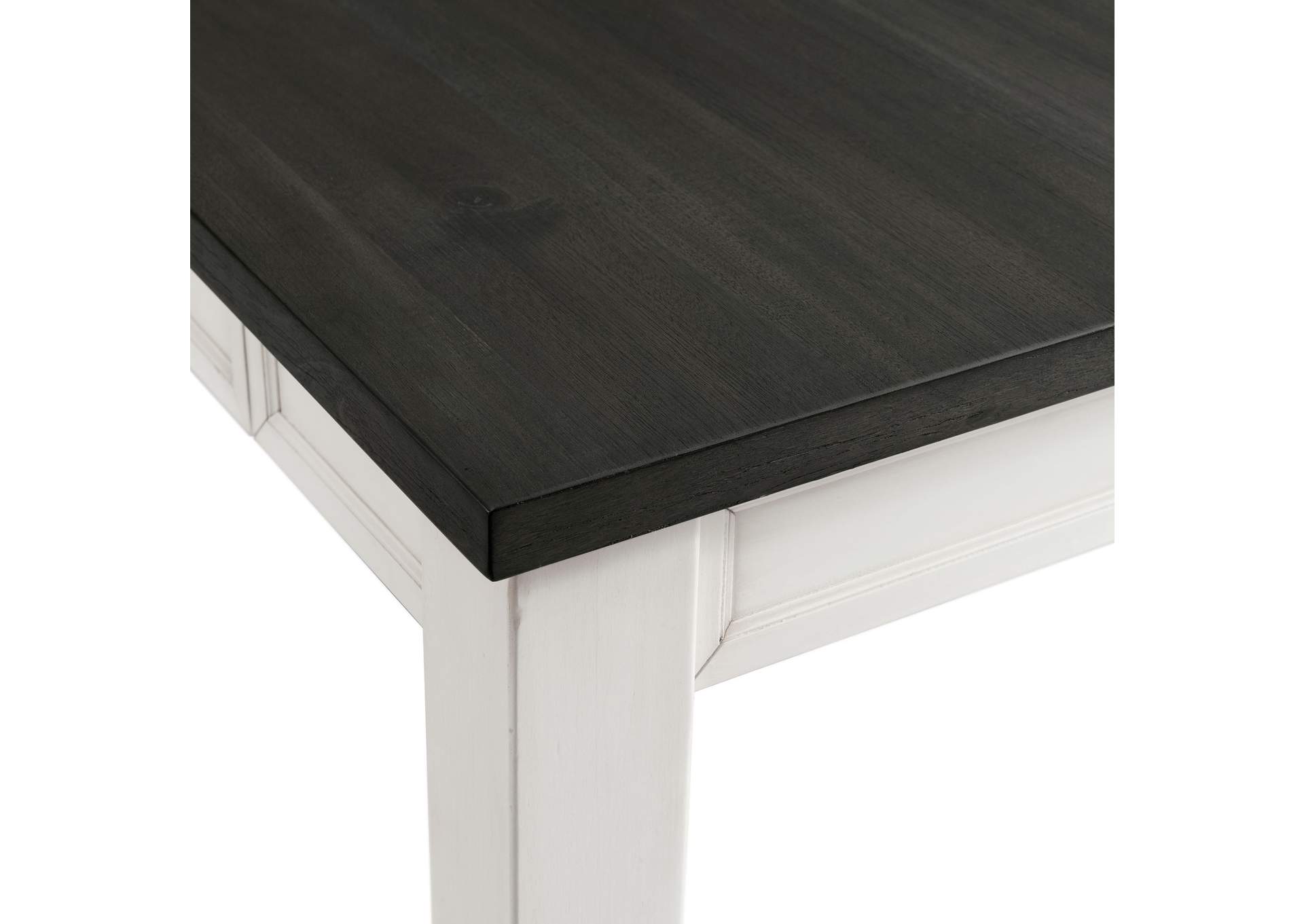 Kayla Two Tone 5 Piece Dining Set - Table Four Chairs,Elements
