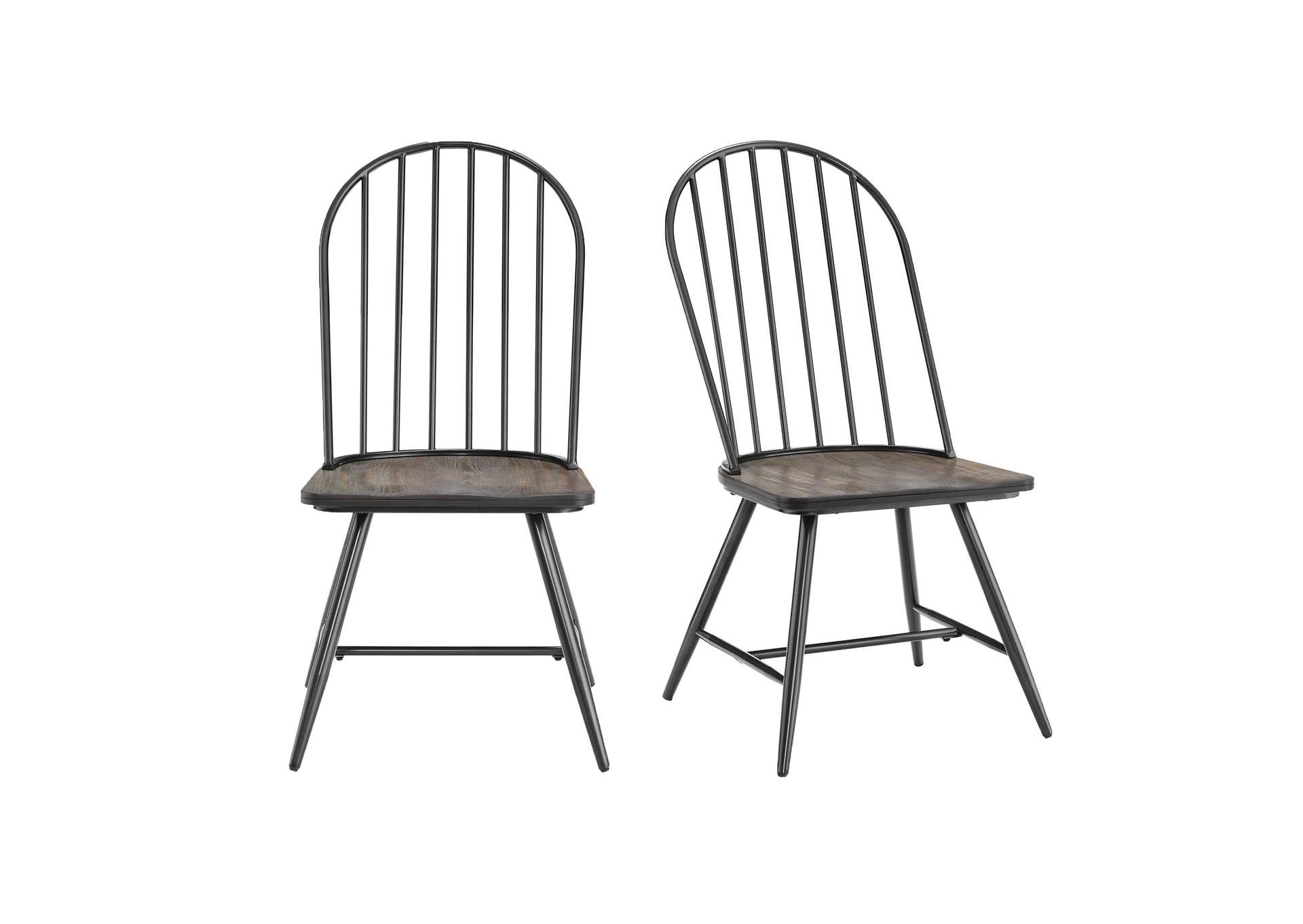 Keenan Dining Side Chair In Black 2 Per Carton,Elements