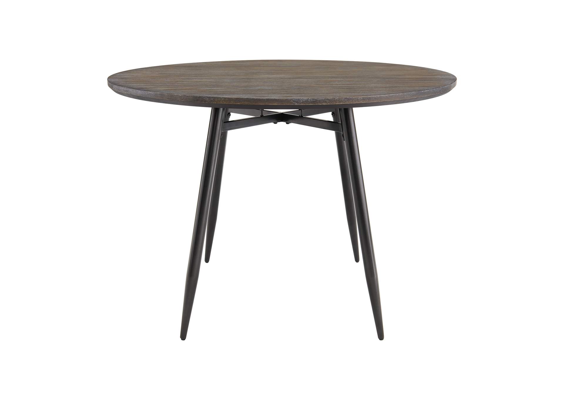 Keenan Round Dining Table In Black,Elements