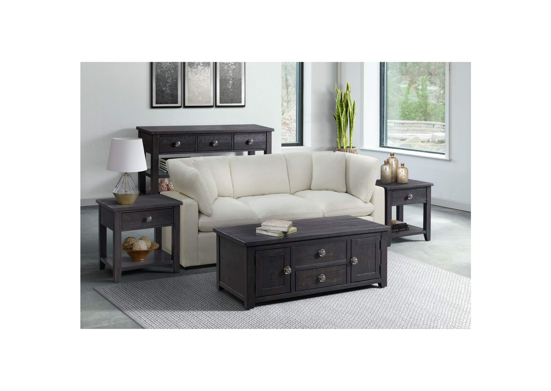 Kendyl Occasional Coffee Table With Lift Top - Casters,Elements