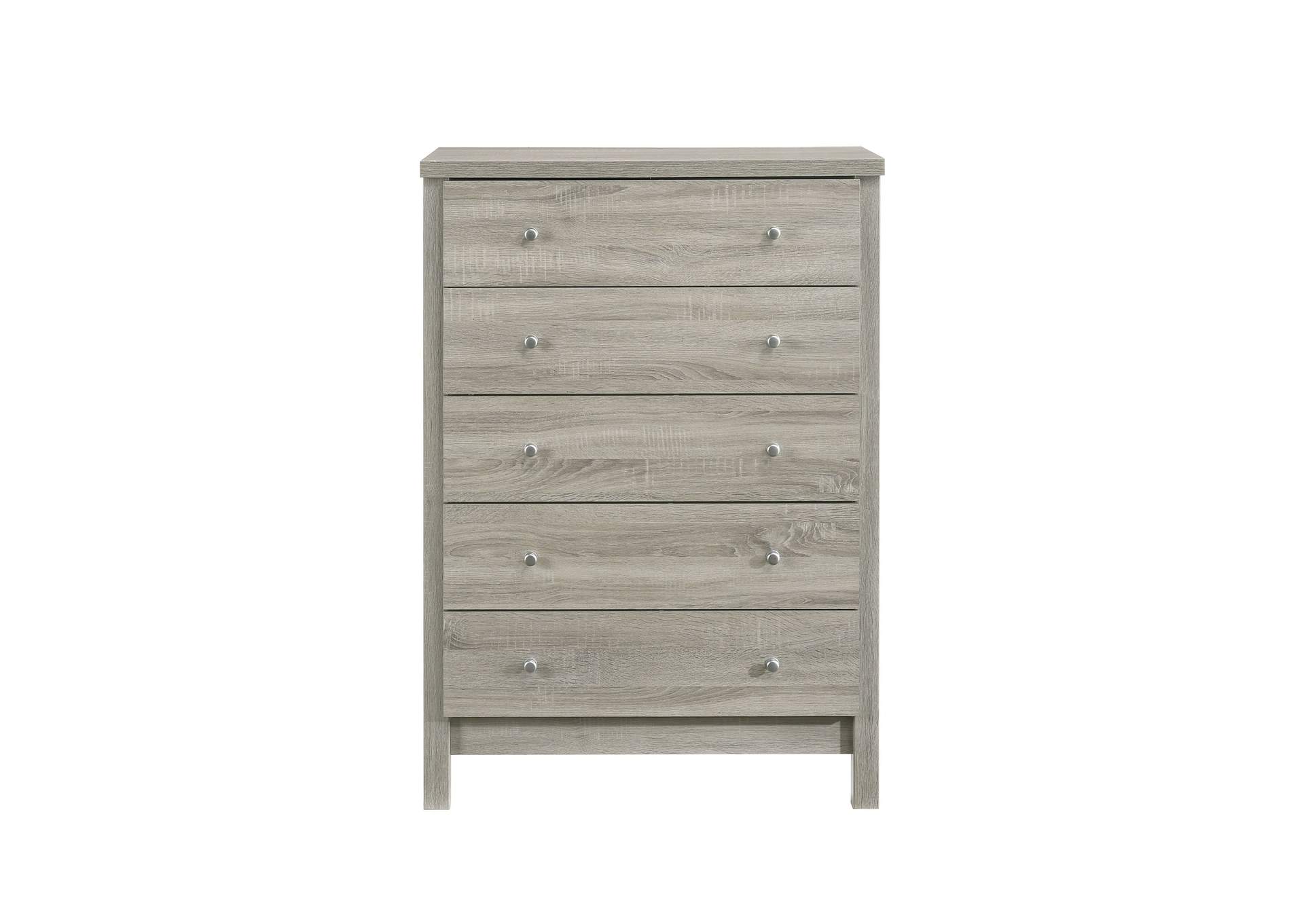 Kennon 5 - Drawer Chest In Grey 3A,Elements
