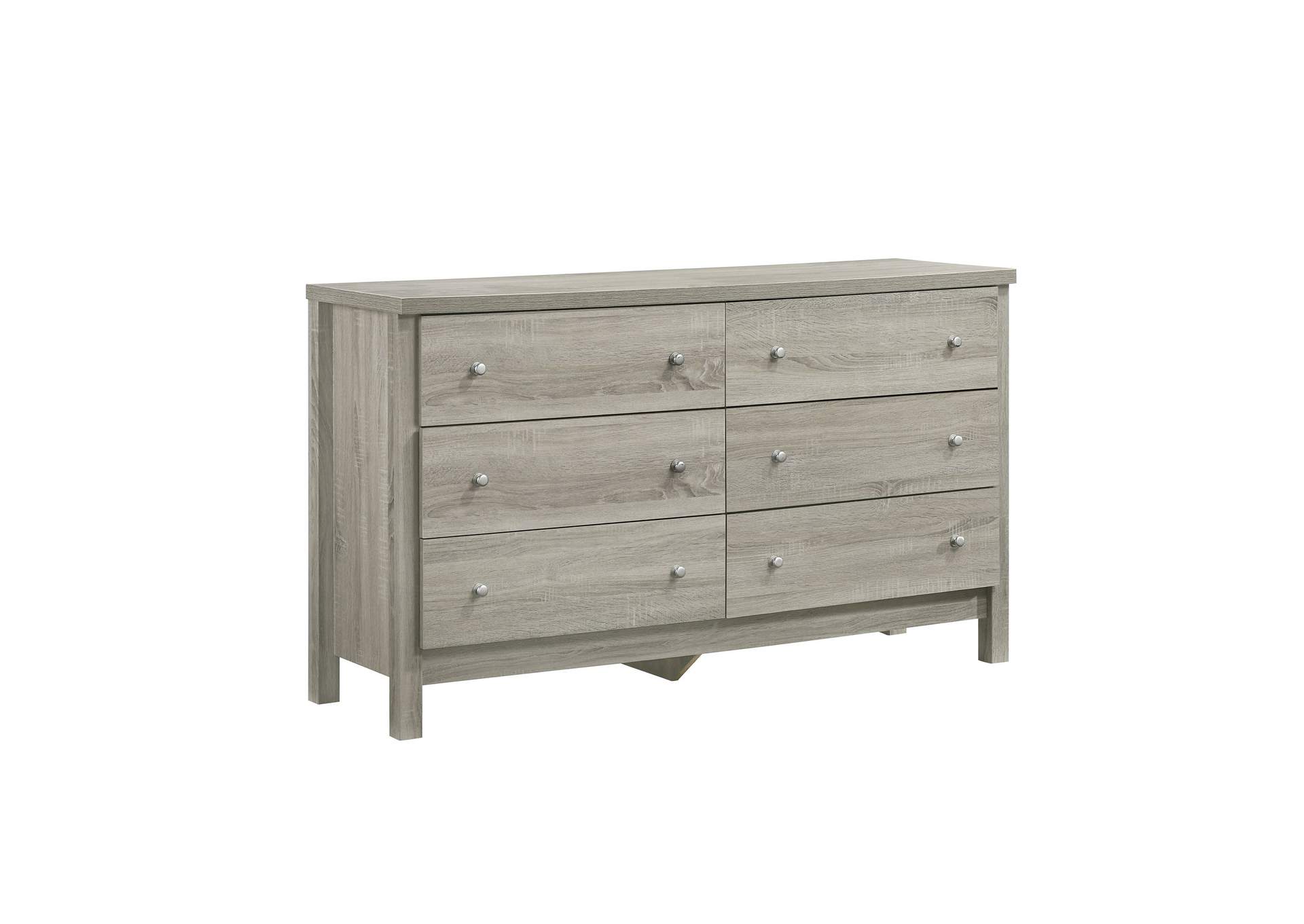 Kennon 6 - Drawer Dresser In Grey 3A,Elements