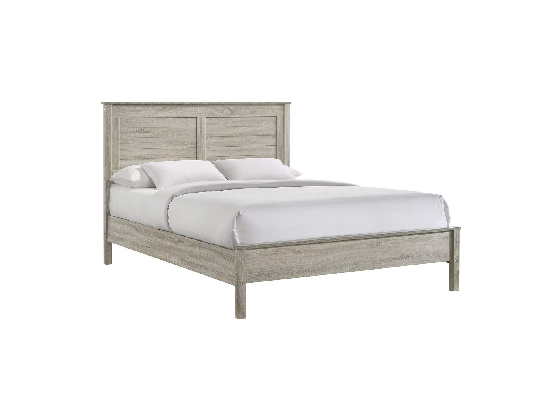 Kennon Queen Panel Bed In Grey 3A,Elements