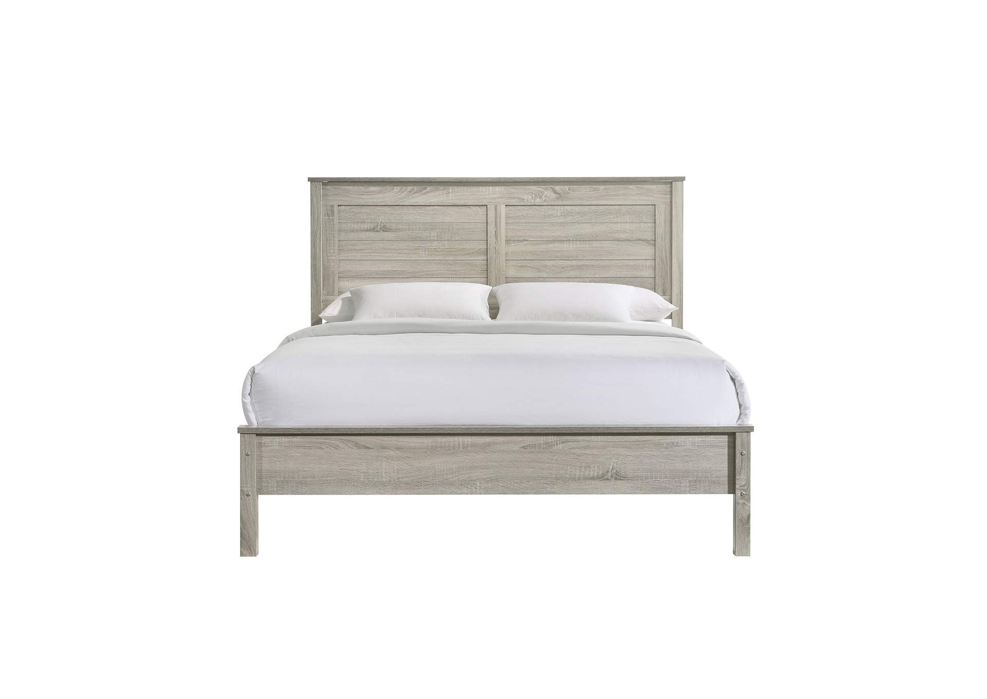 Kennon Queen Panel Bed In Grey 3A,Elements