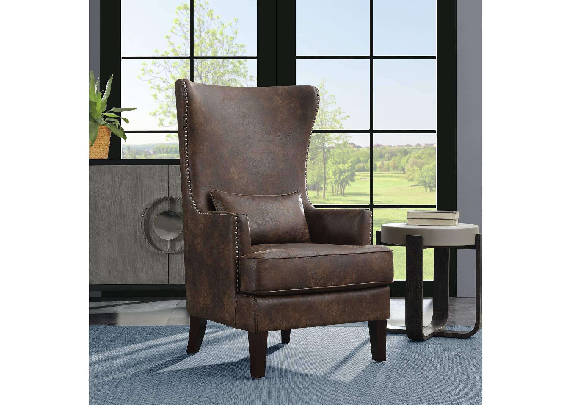 Kori 724 Chair With Chrome Nails In Sierra Toffee,Elements