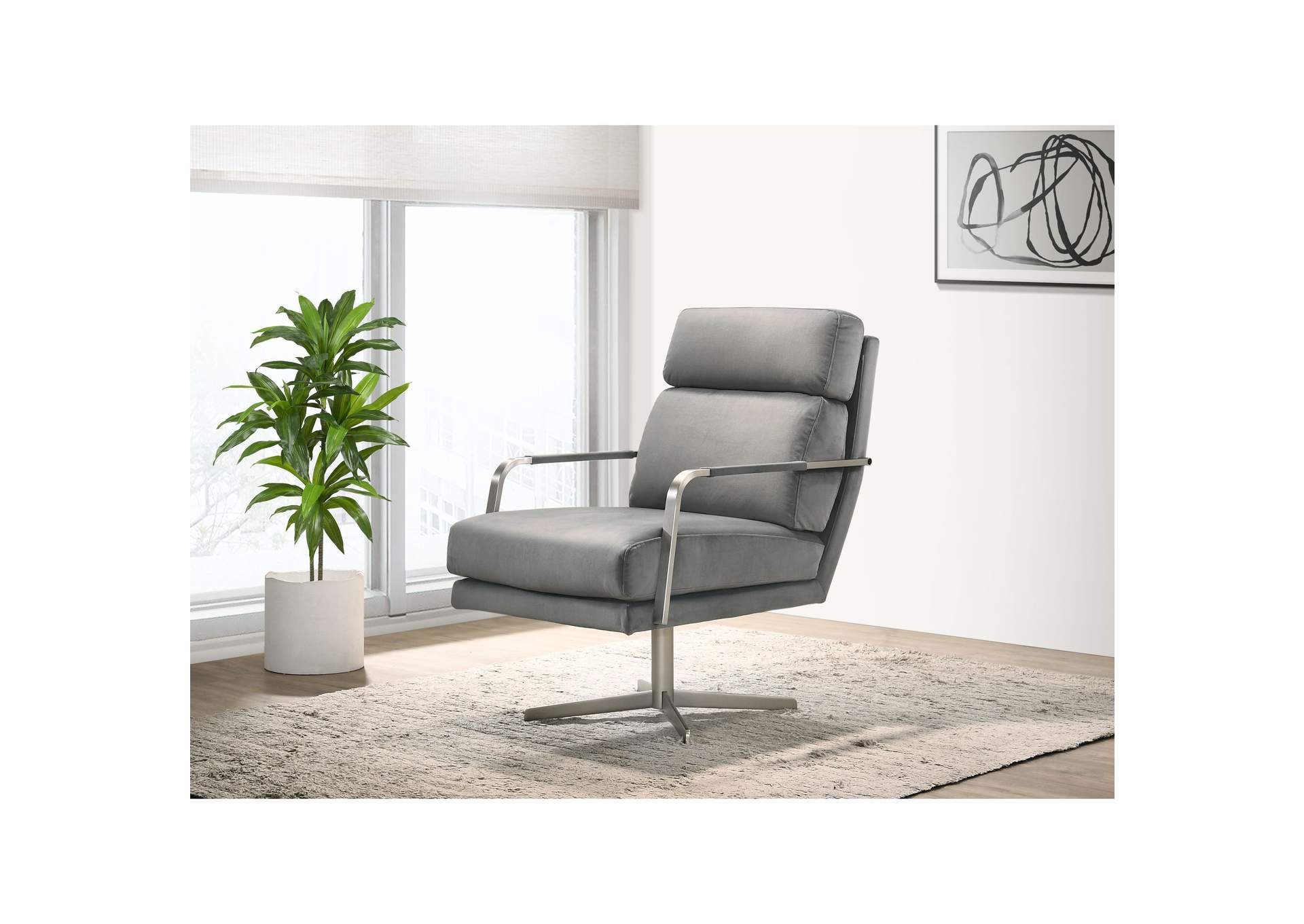 Kota Swivel Chair Alisa Grey59 3A,Elements