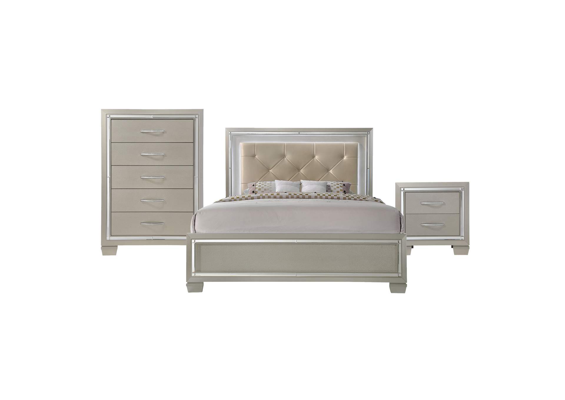 Platinum King Panel 3 Piece Set,Elements