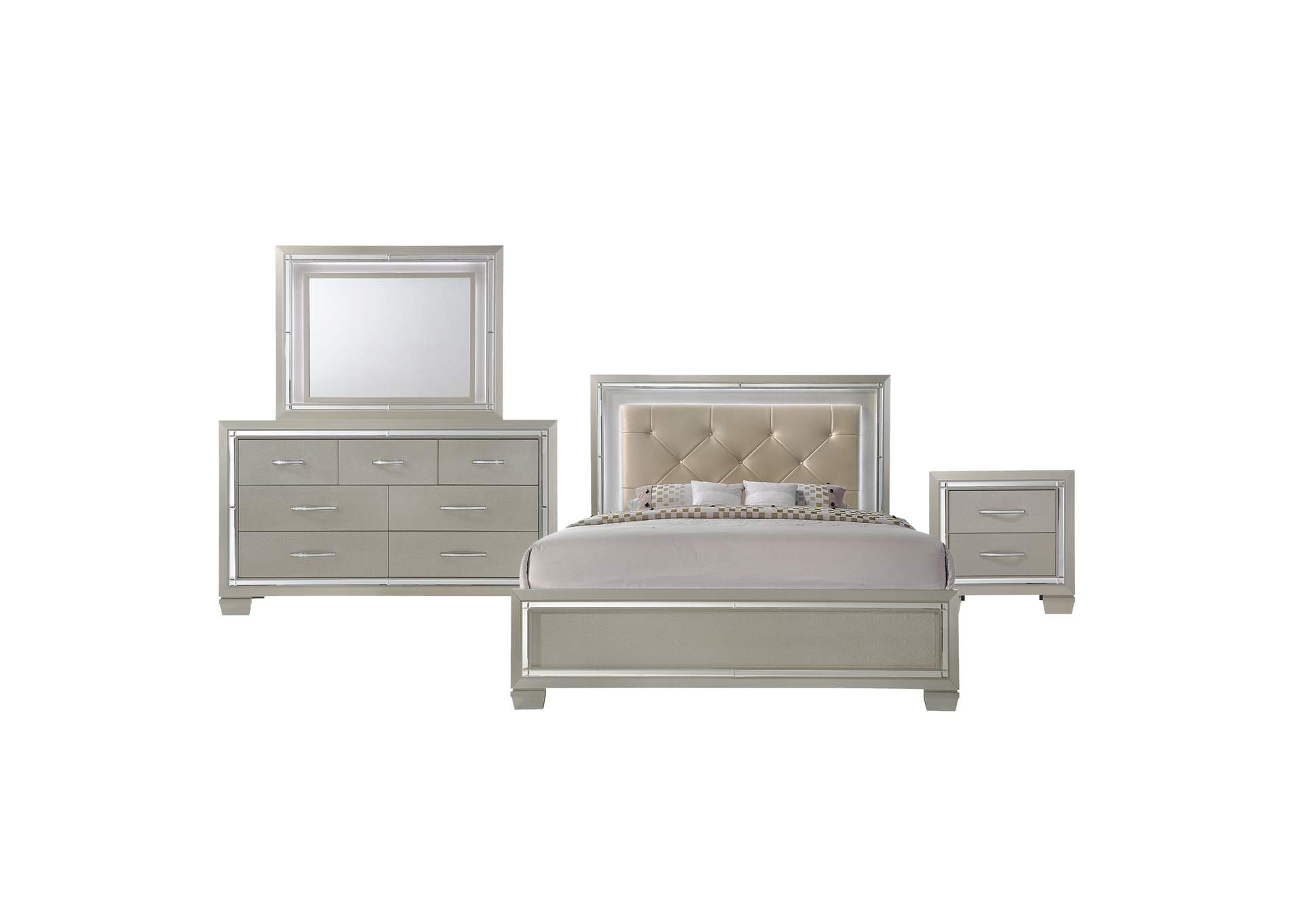Platinum King Panel 4 Piece Set,Elements