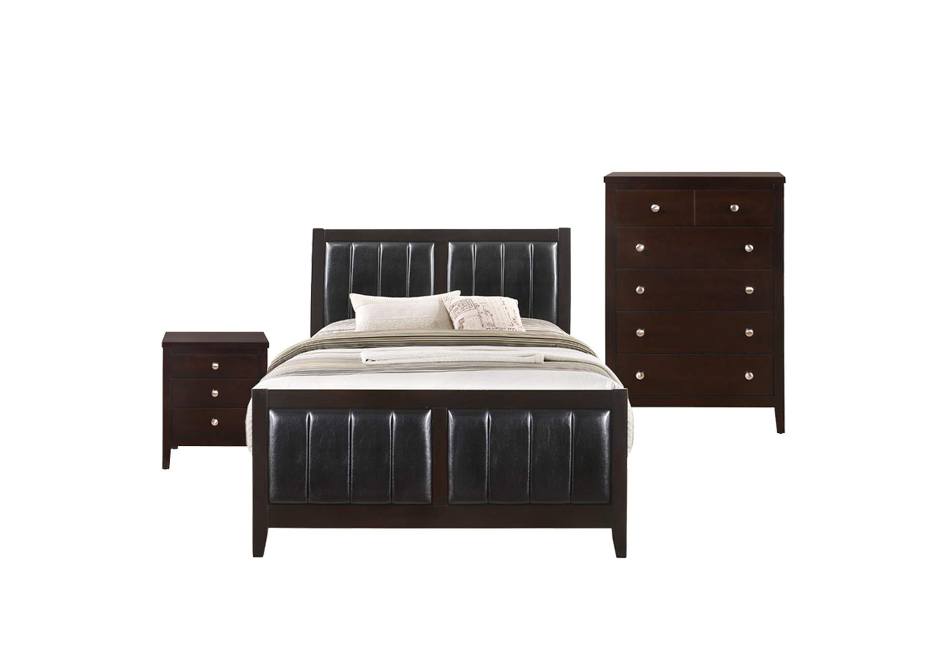 Lawrence Full Panel 3 Piece Bedroom Set,Elements