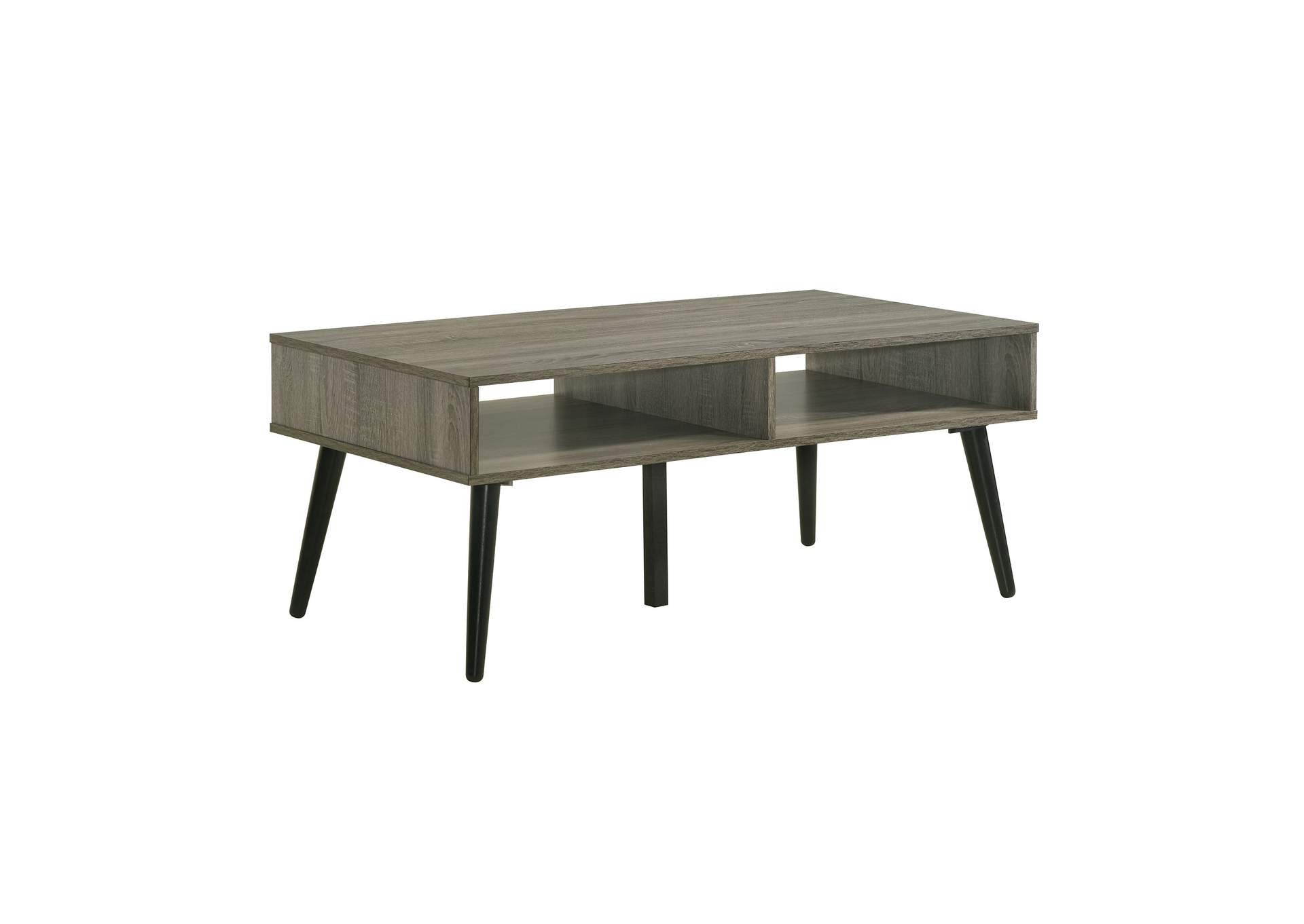 Lancia 3 Piece Occasional Table Set Set In Grey,Elements